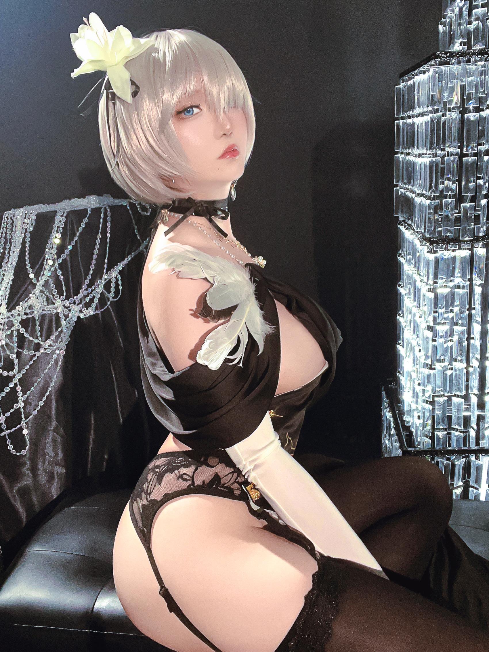 图片[33]-星之迟迟  – 尼尔-2B同人礼服[48P] – 速更版-美库