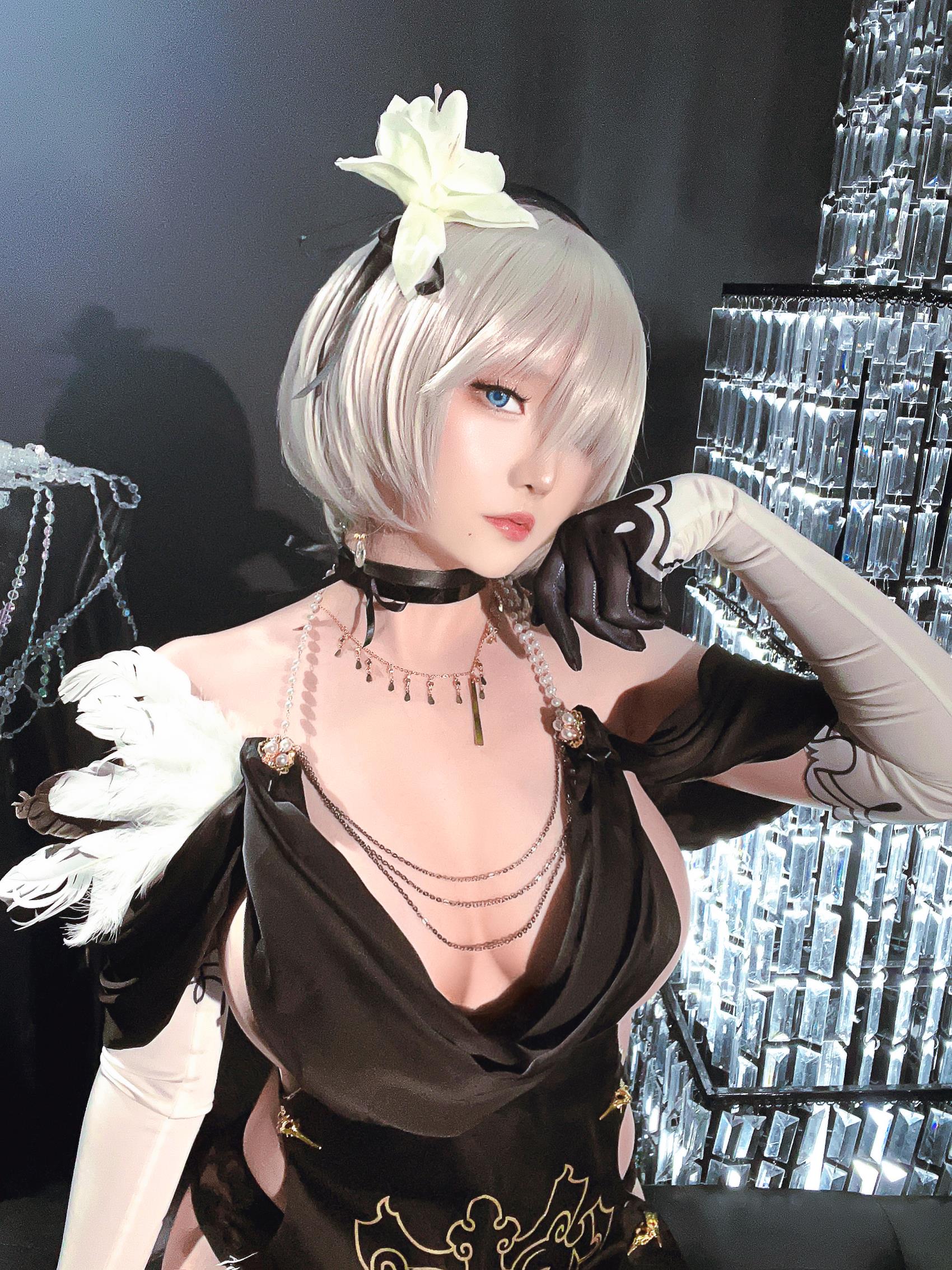 图片[34]-星之迟迟  – 尼尔-2B同人礼服[48P] – 速更版-美库