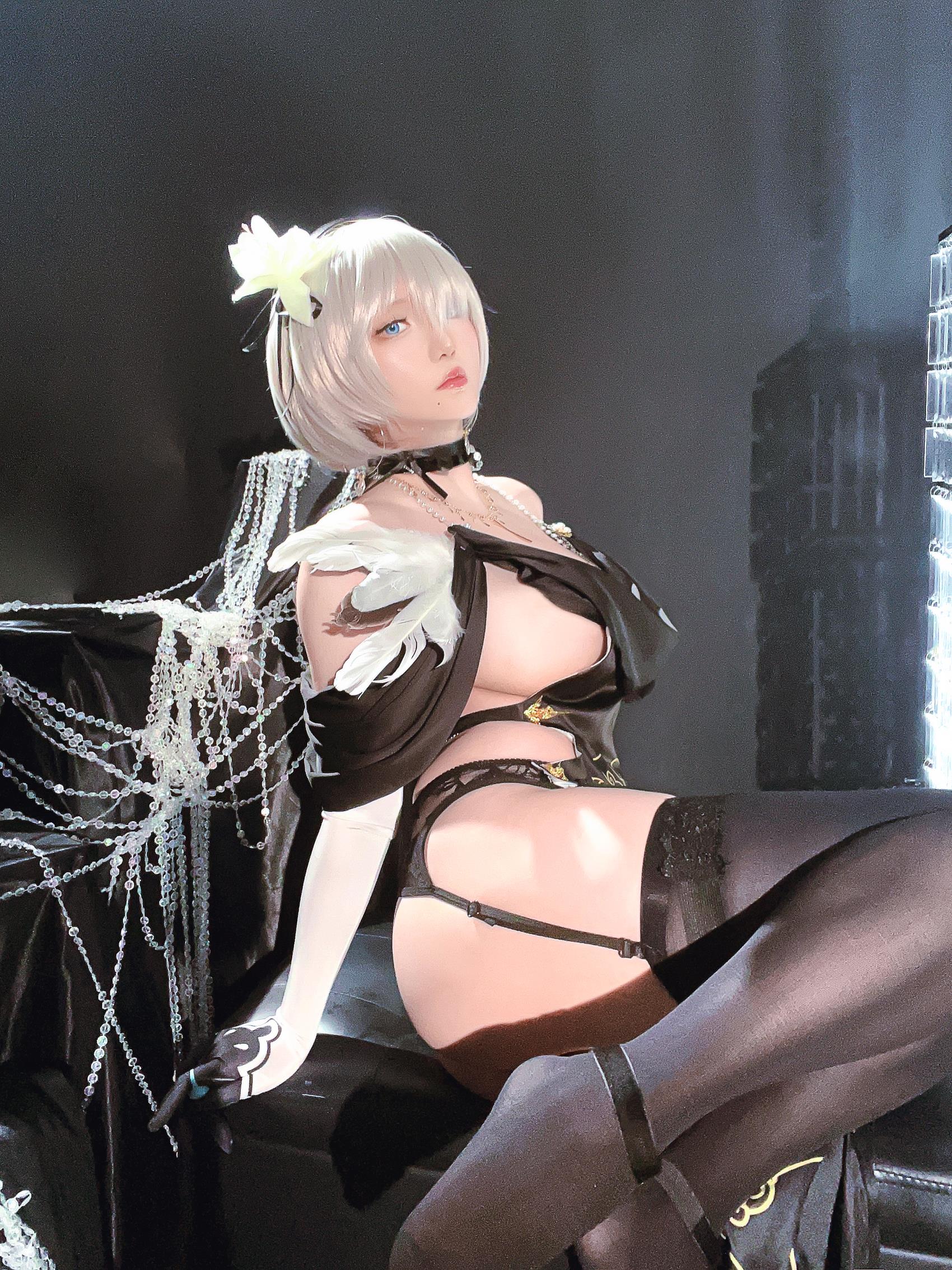 图片[40]-星之迟迟  – 尼尔-2B同人礼服[48P] – 速更版-美库