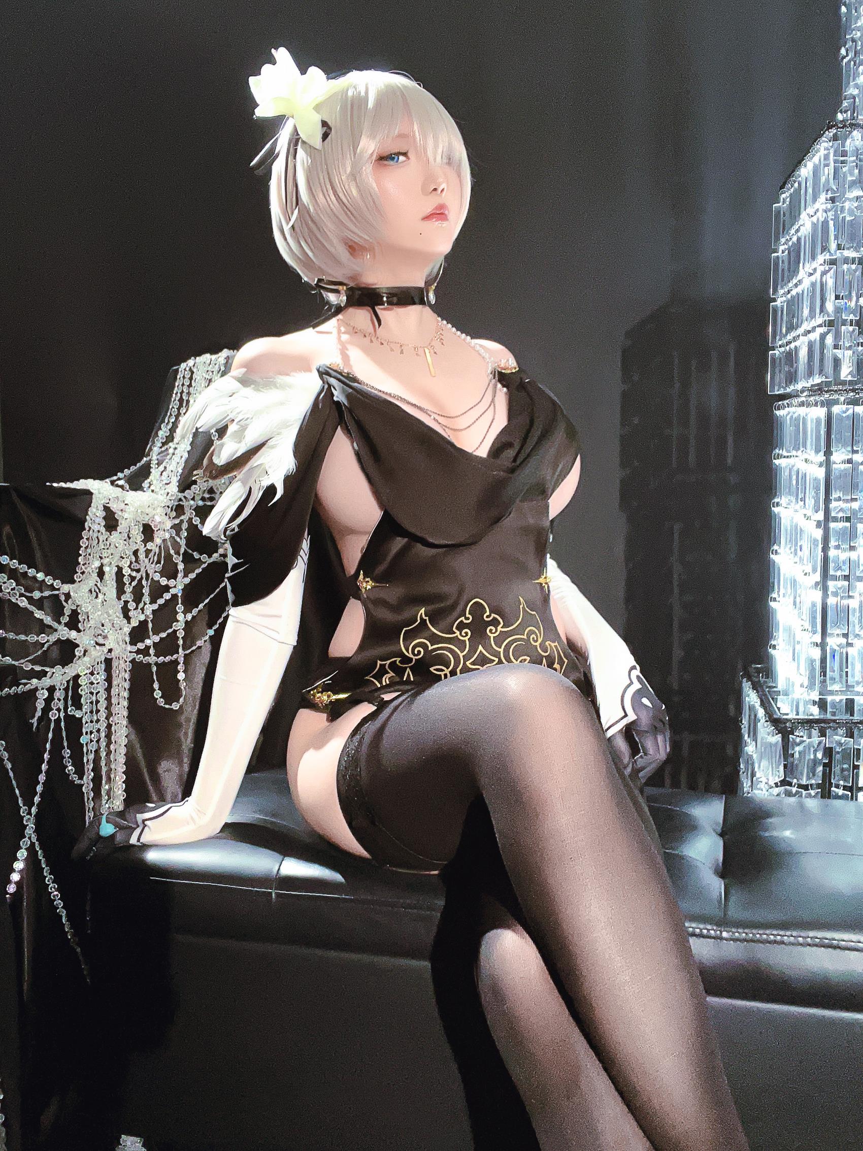 图片[41]-星之迟迟  – 尼尔-2B同人礼服[48P] – 速更版-美库