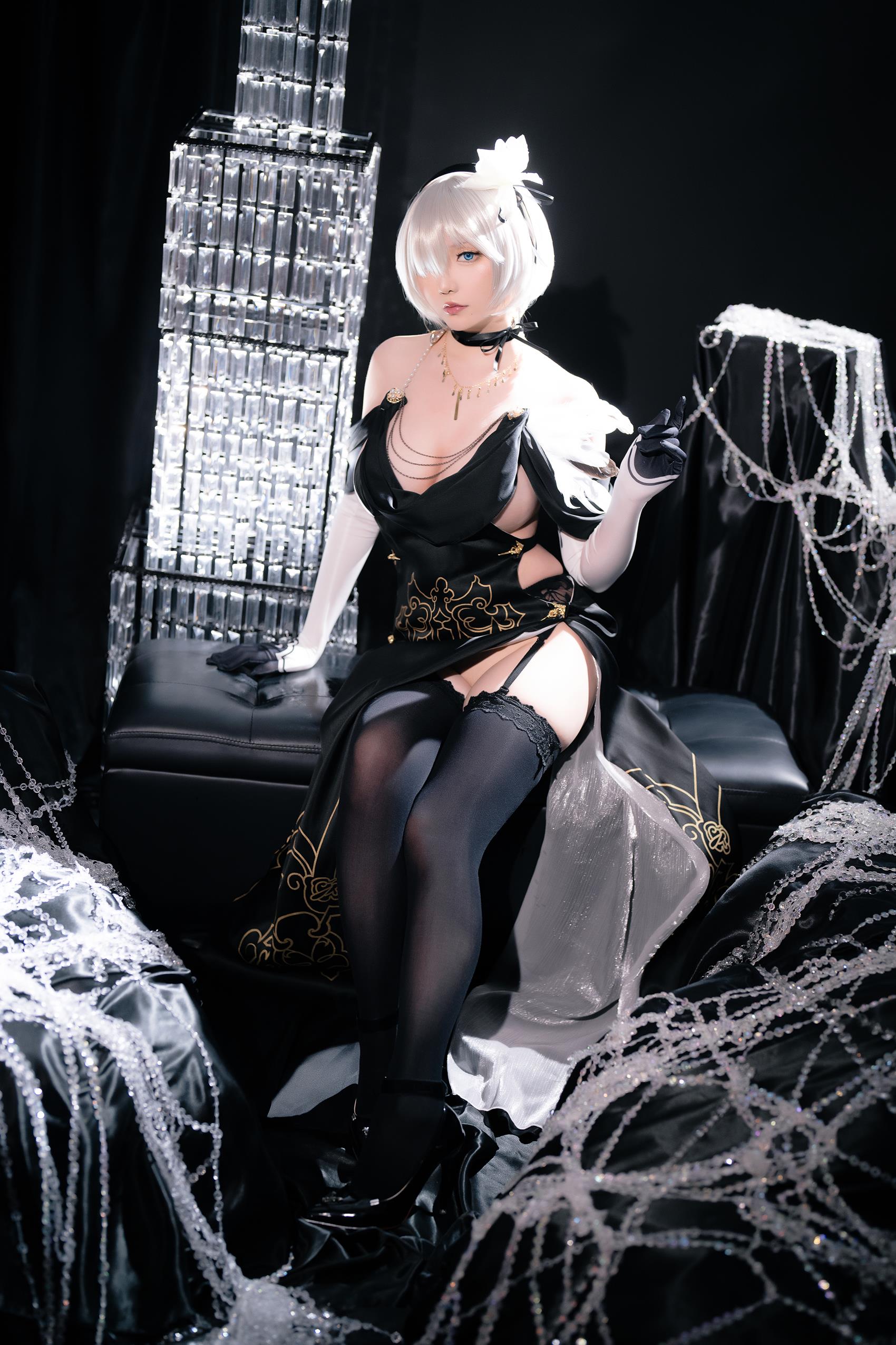 图片[43]-星之迟迟  – 尼尔-2B同人礼服[48P] – 速更版-美库