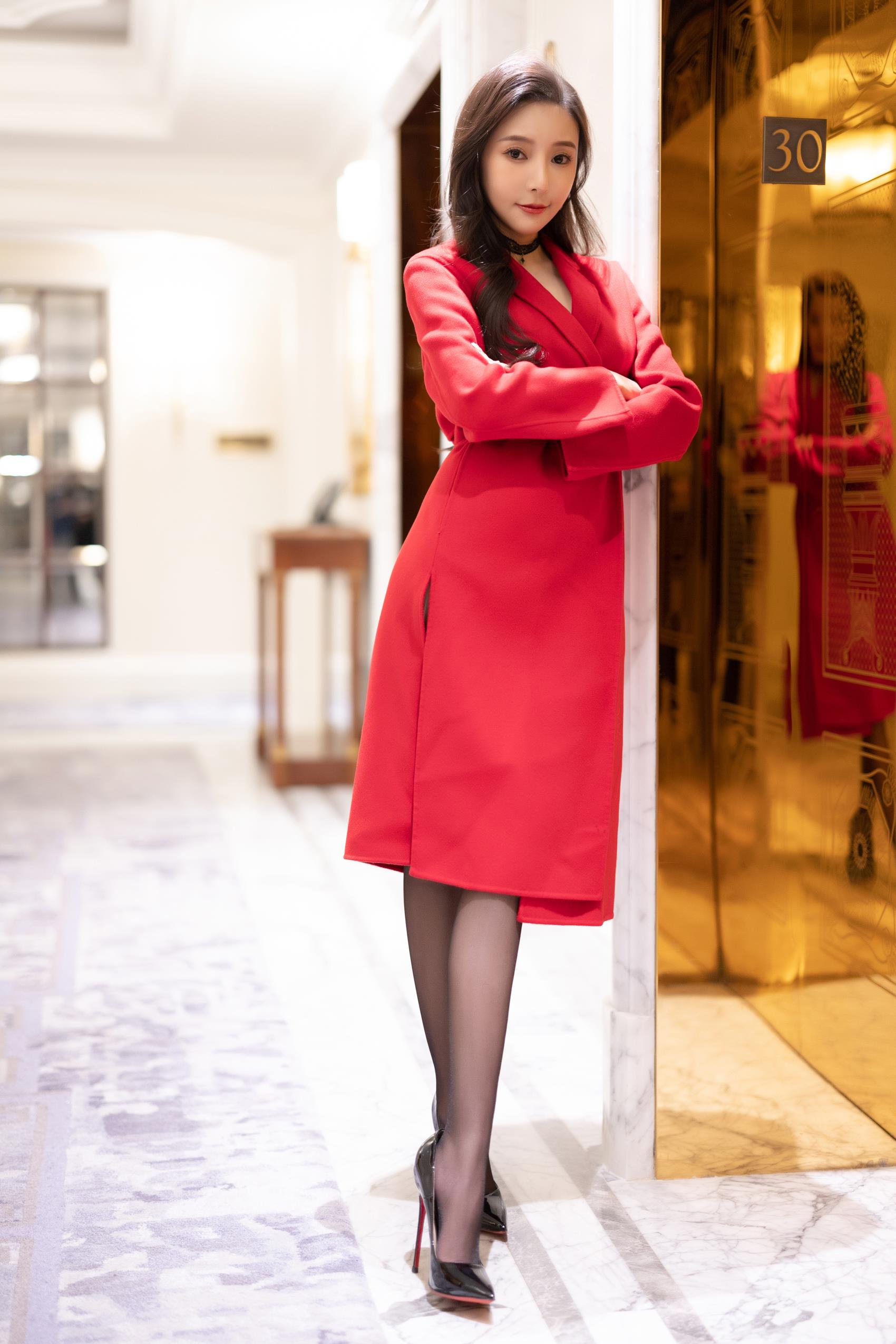 图片[27]-王馨瑶Yanni – 红色外套情趣[52P] – 速更版-美库