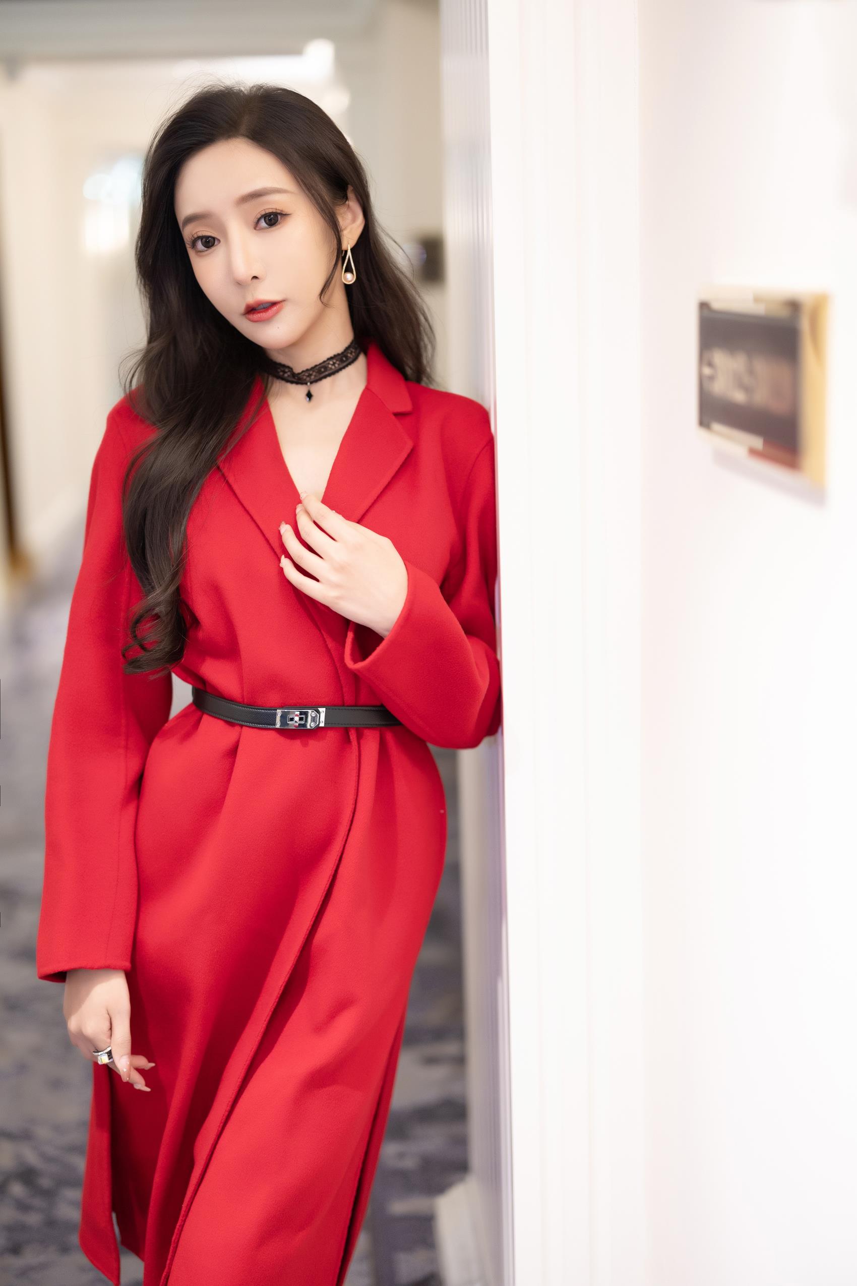 图片[33]-王馨瑶Yanni – 红色外套情趣[52P] – 速更版-美库