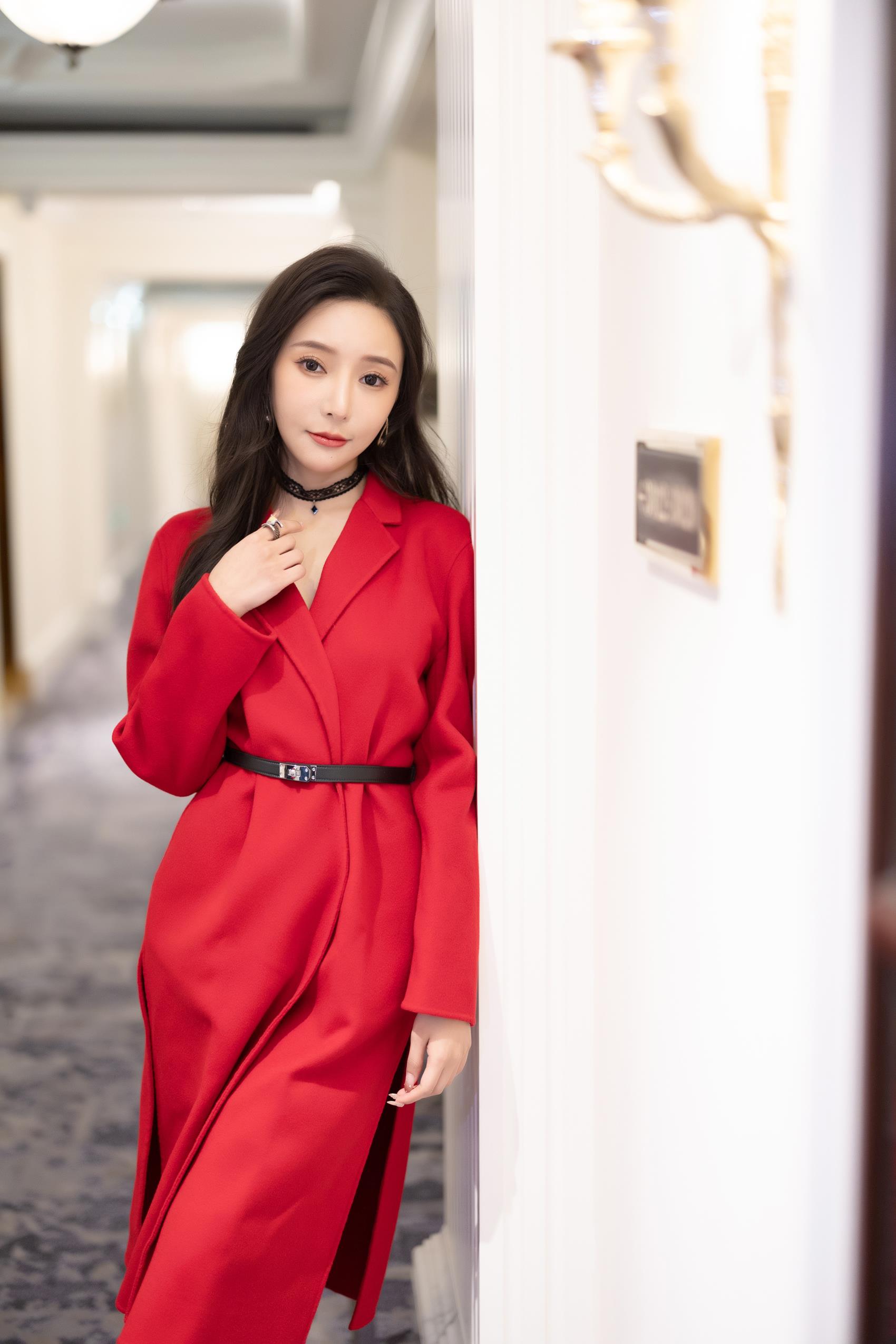 图片[34]-王馨瑶Yanni – 红色外套情趣[52P] – 速更版-美库