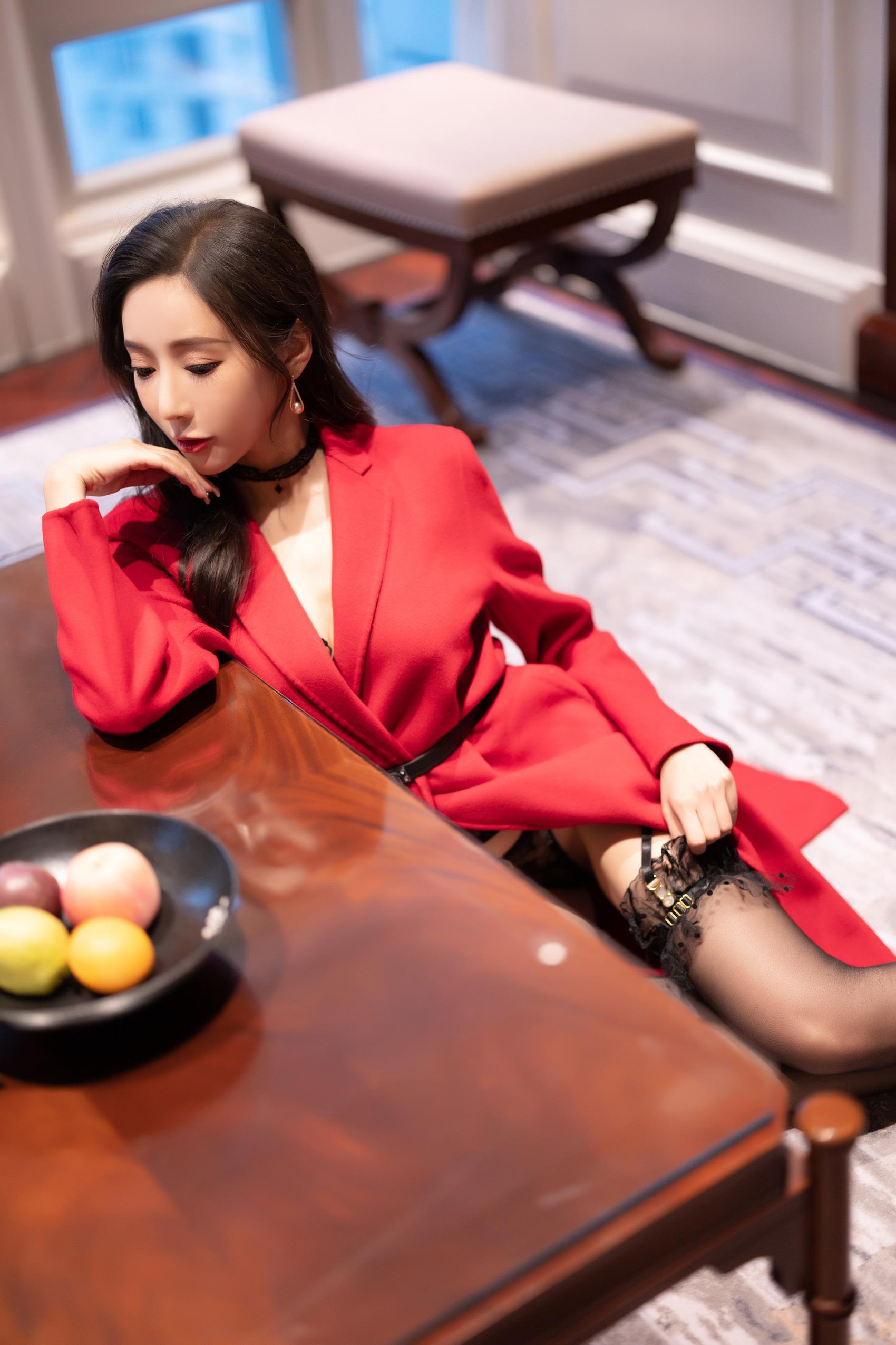 图片[39]-王馨瑶Yanni – 红色外套情趣[52P] – 速更版-美库