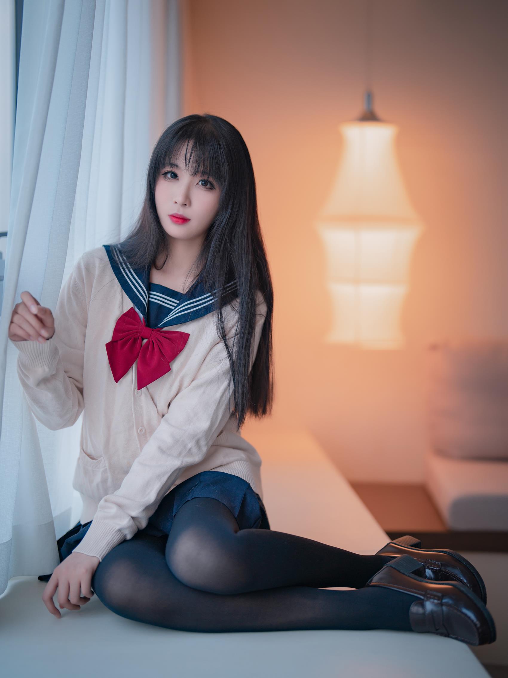 图片[35]-轩萧学姐 – 黑丝JK 2.0[39P] – 速更版-美库