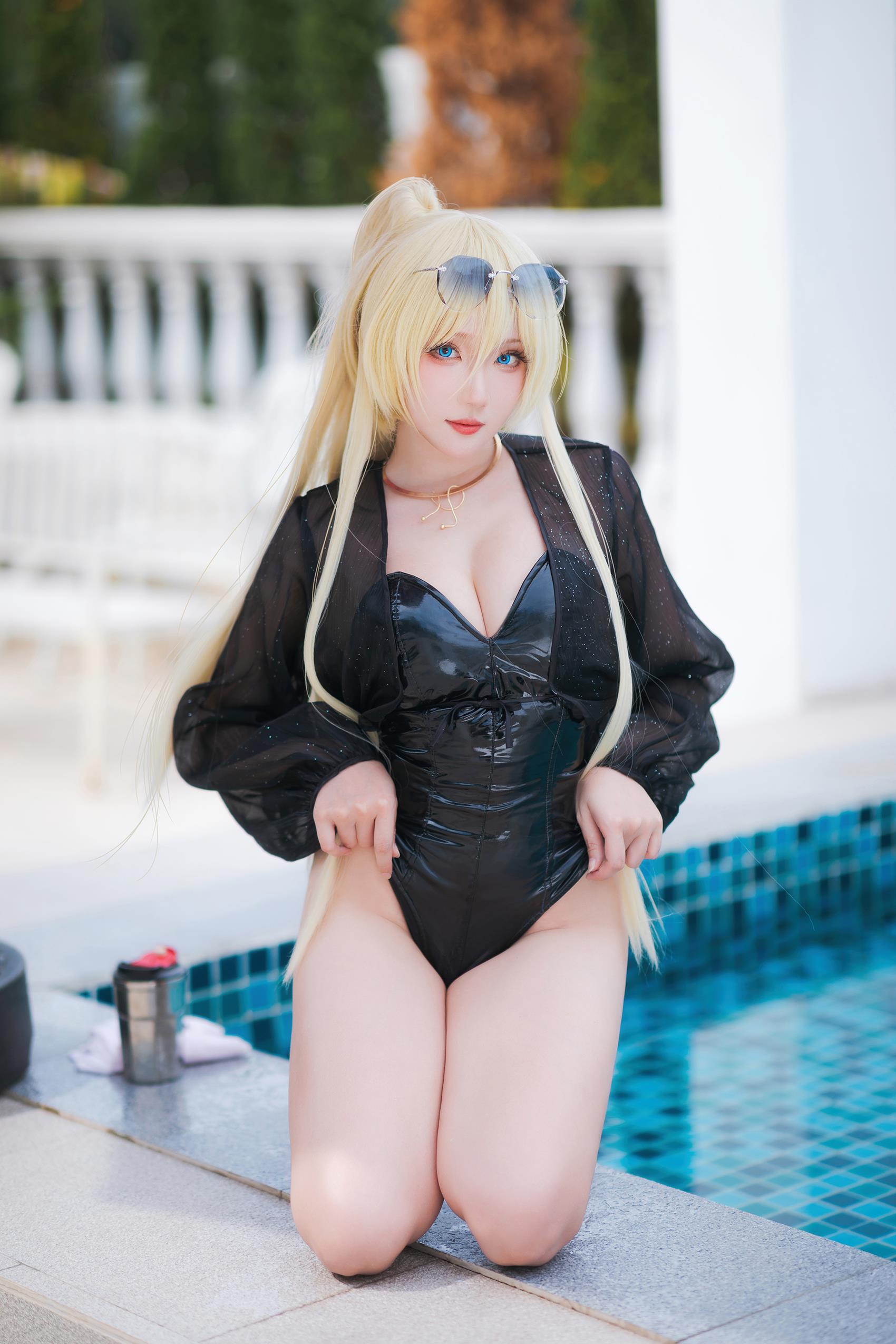 图片[10]-瓜希酱 – 俾斯麦 泳装[20P] – 速更版-美库