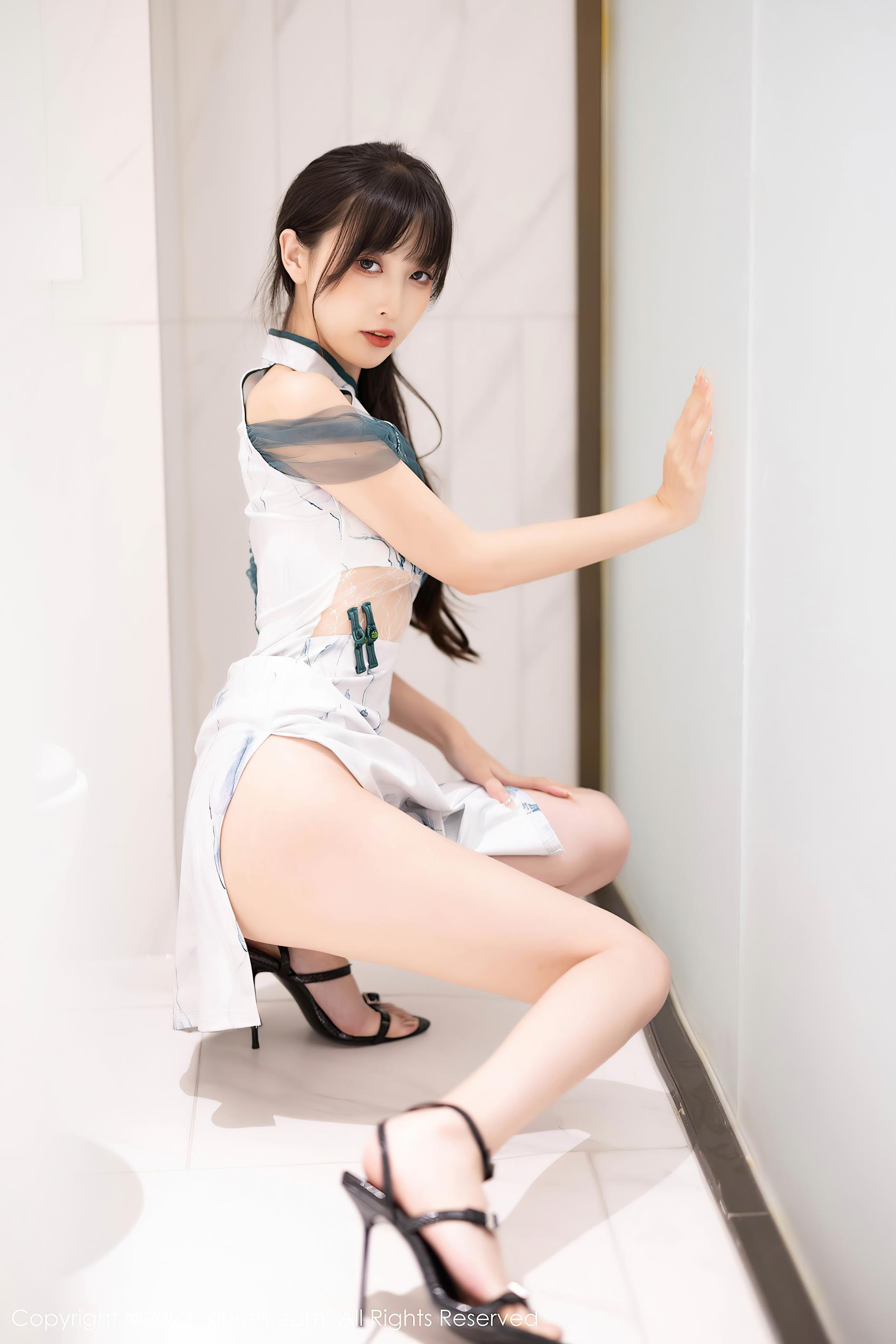 图片[10]-[Xiuren秀人网]2023.11.02 NO.7605 林星阑 白色旗袍 [27+1P] – 速更版-美库