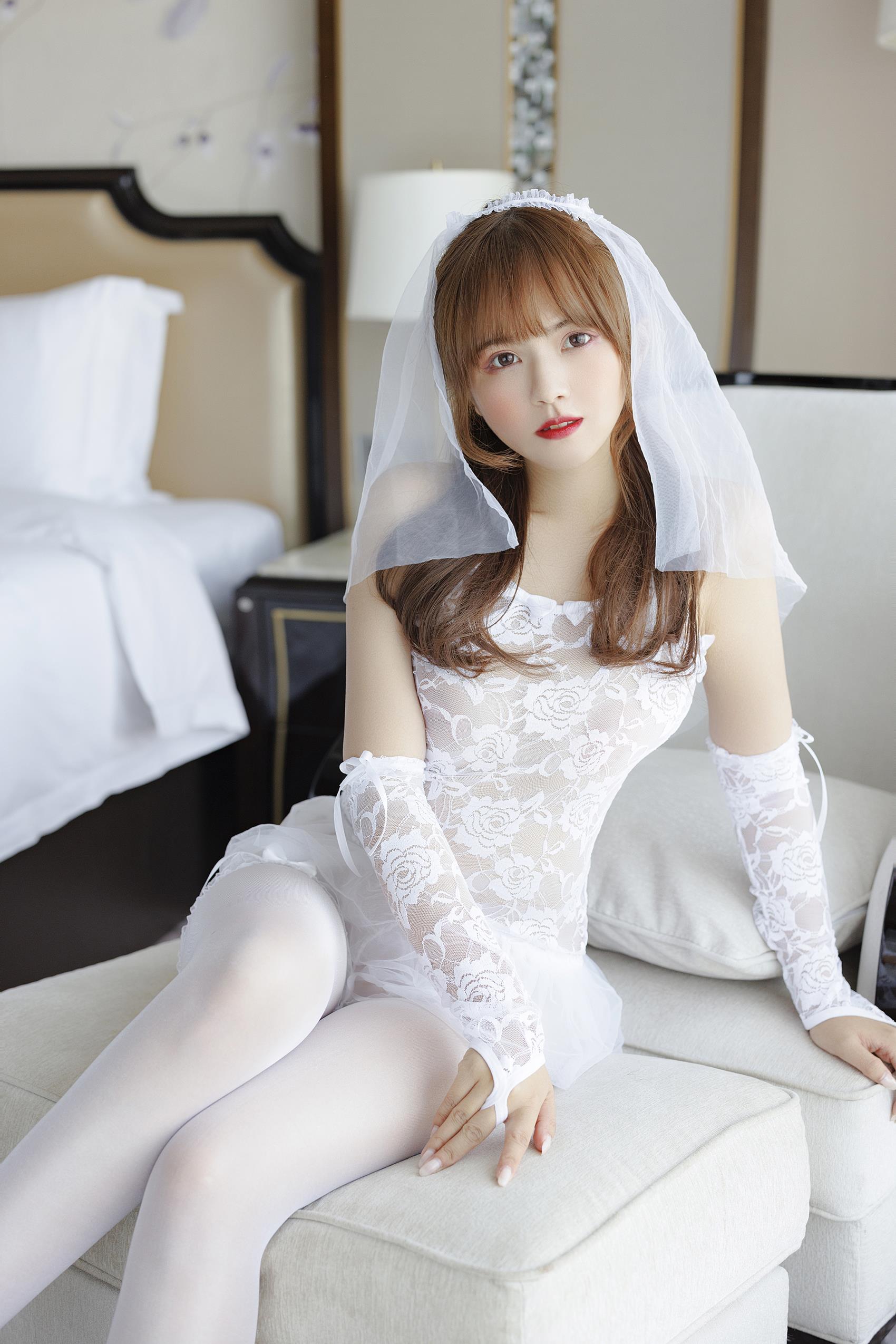 图片[20]-张思允 – 白色婚纱[25P] – 速更版-美库