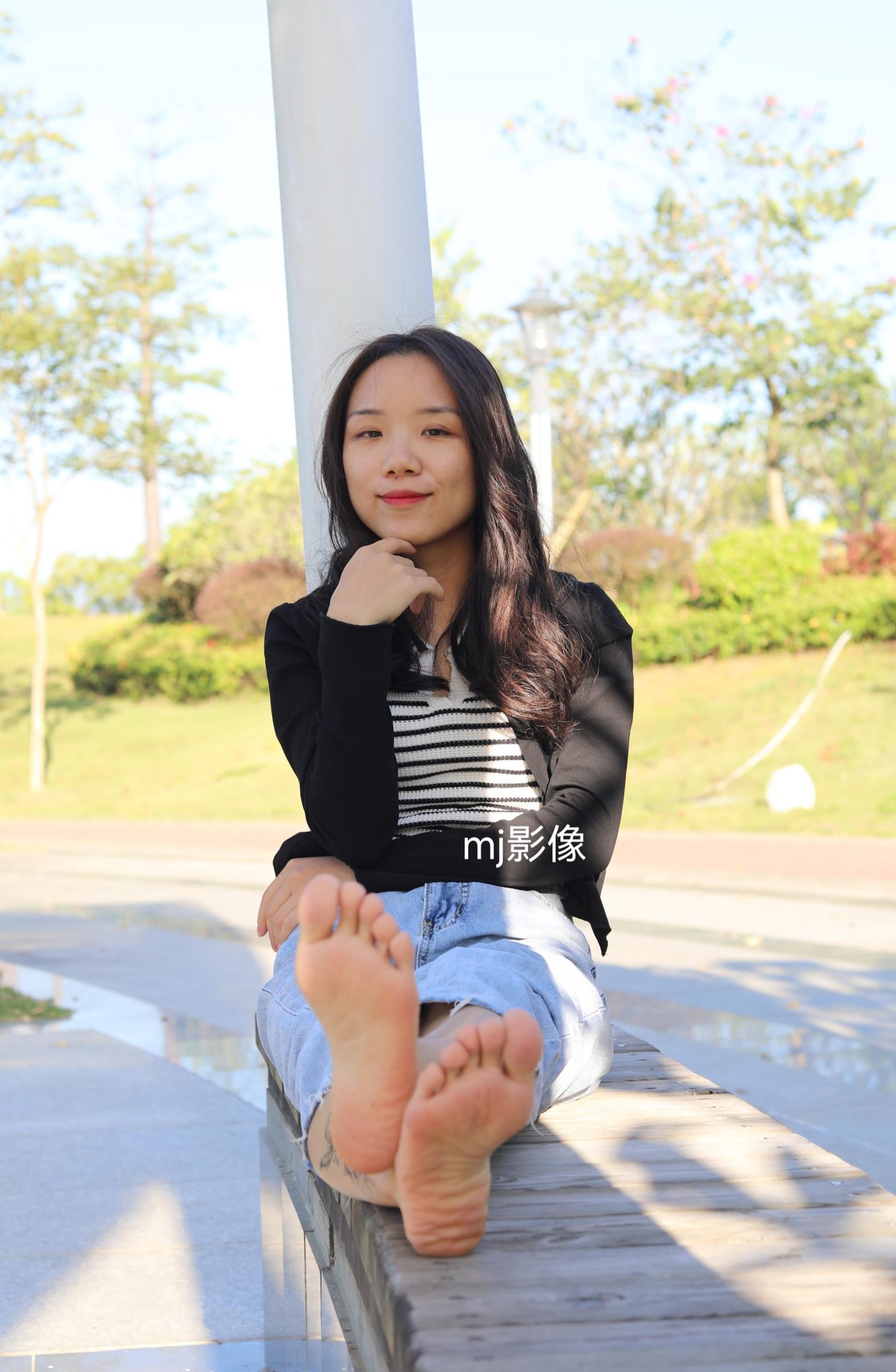 图片[15]-Pary摄影 NO.085 与小芸到公园游玩拍脚丫[98P] – 速更版-美库