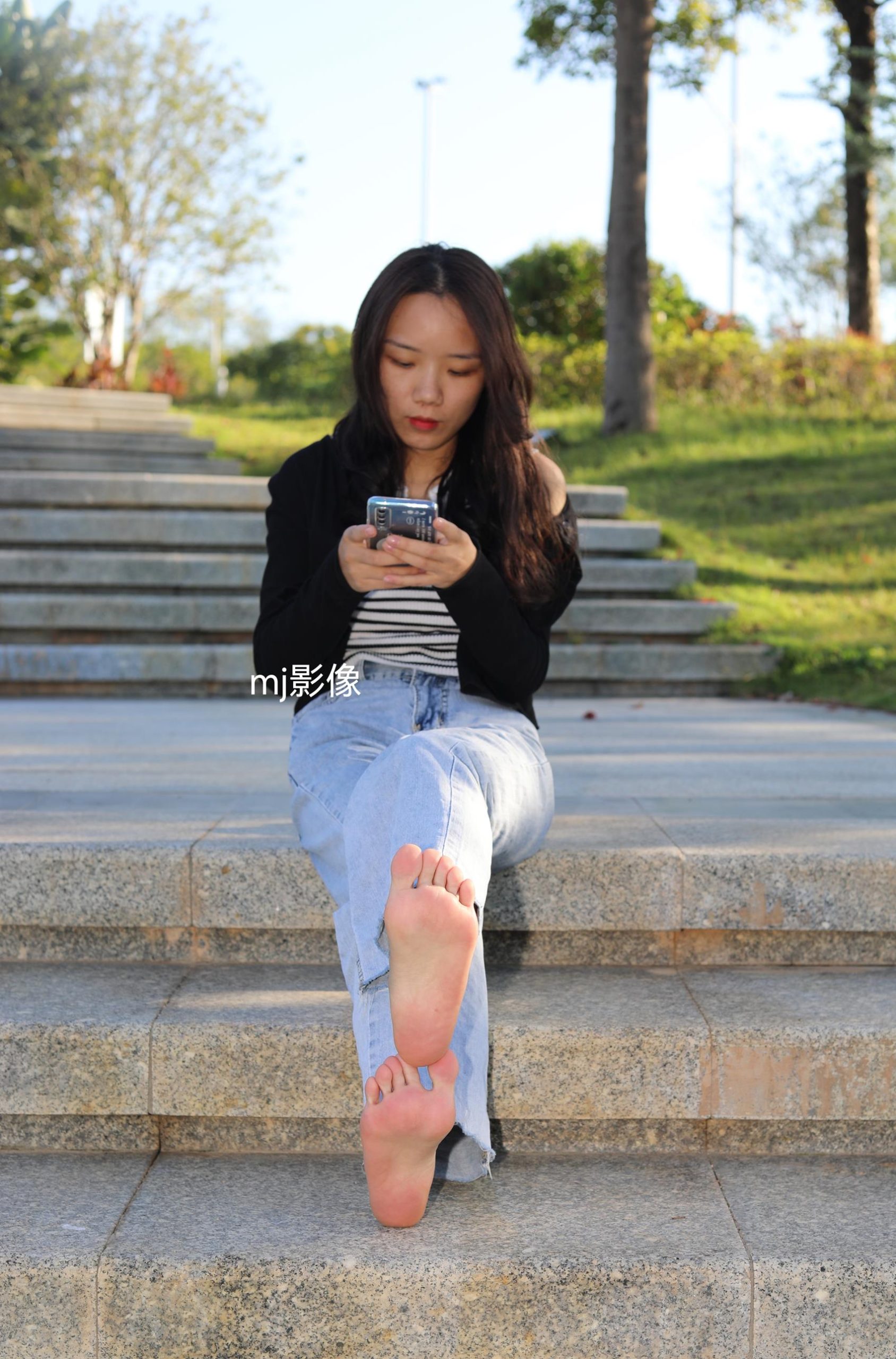 图片[30]-Pary摄影 NO.085 与小芸到公园游玩拍脚丫[98P] – 速更版-美库