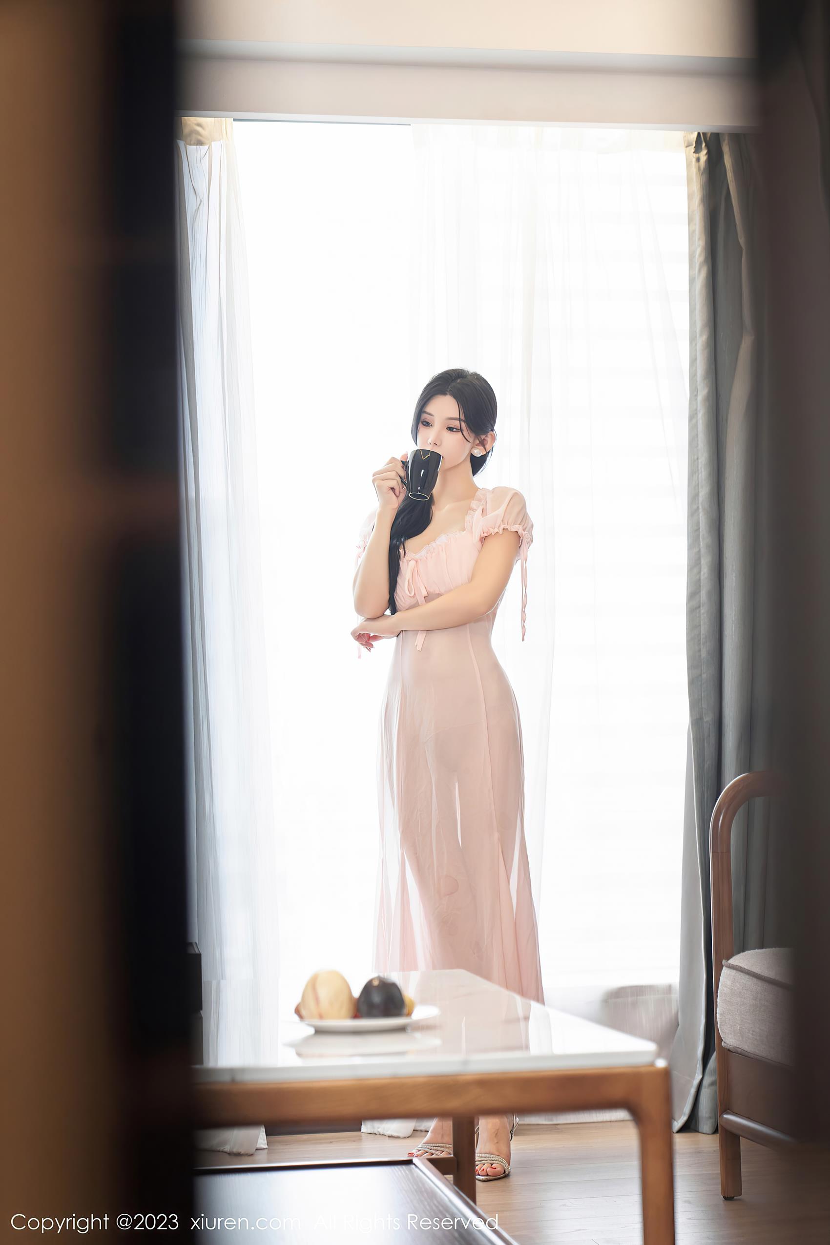 图片[20]-[Xiuren秀人网]2023.11.03 NO.7615 周于希Sally 粉色连衣裙 [21+1P] – 速更版-美库