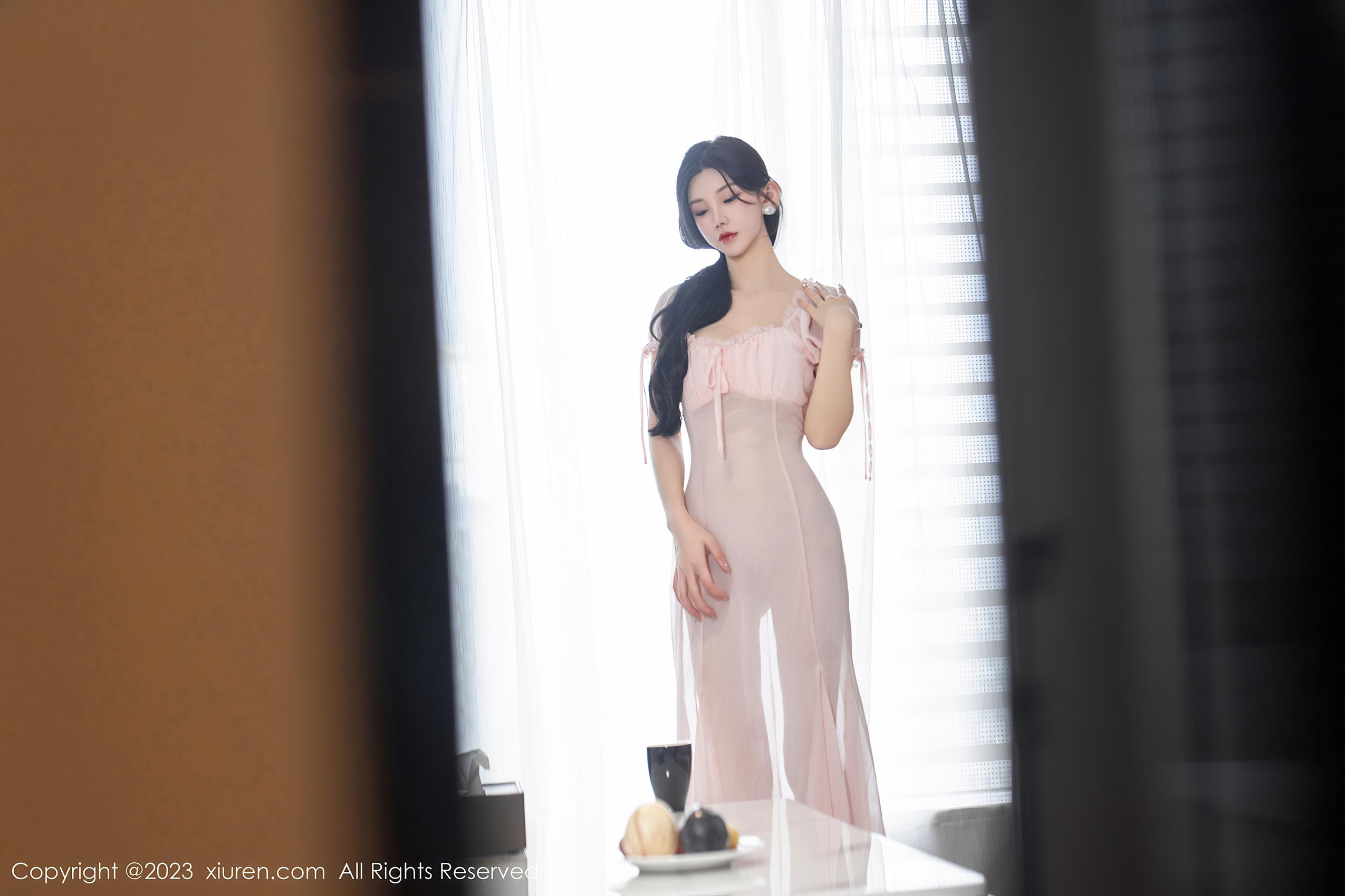 图片[21]-[Xiuren秀人网]2023.11.03 NO.7615 周于希Sally 粉色连衣裙 [21+1P] – 速更版-美库