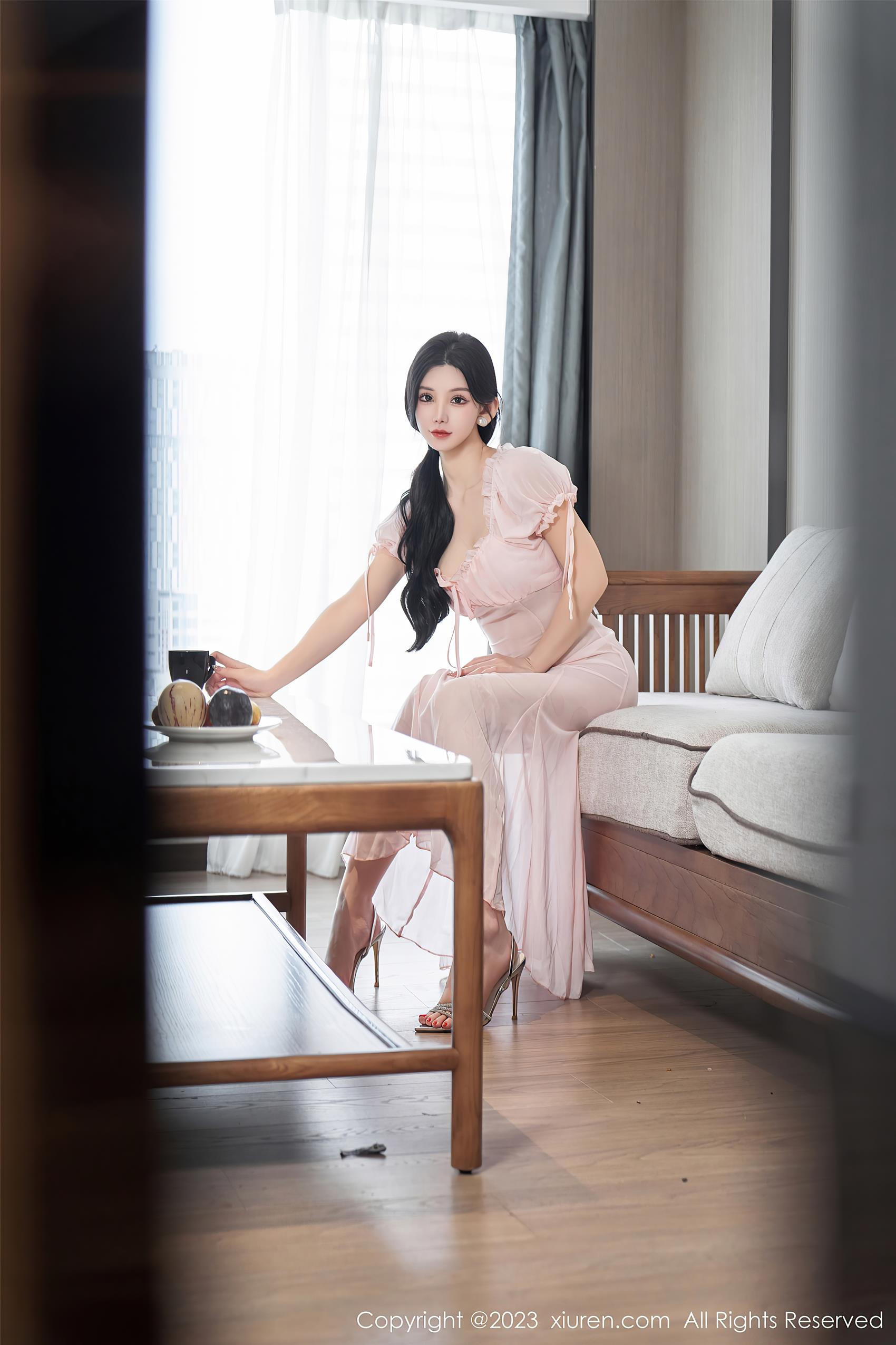 图片[22]-[Xiuren秀人网]2023.11.03 NO.7615 周于希Sally 粉色连衣裙 [21+1P] – 速更版-美库