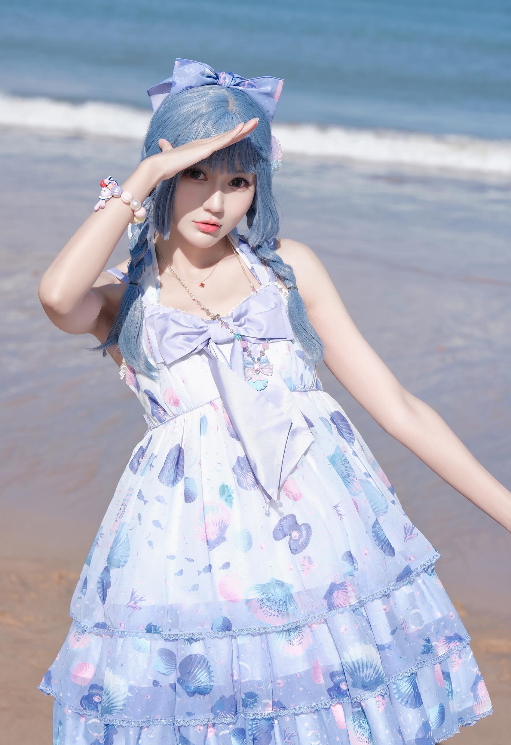 图片[10]-彩芸_Nebula – 渐变贝壳白紫[15P] – 速更版-美库