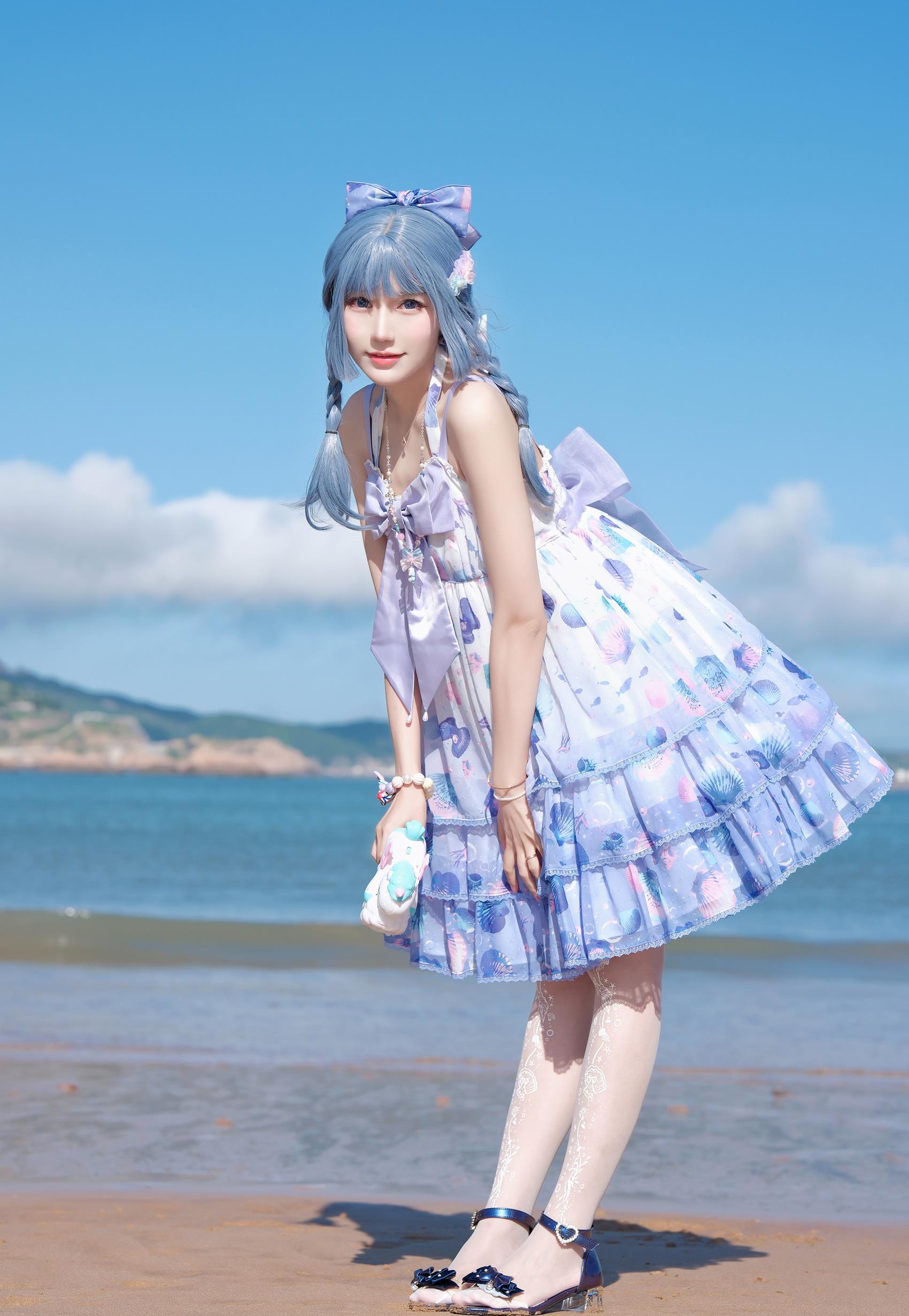 图片[12]-彩芸_Nebula – 渐变贝壳白紫[15P] – 速更版-美库