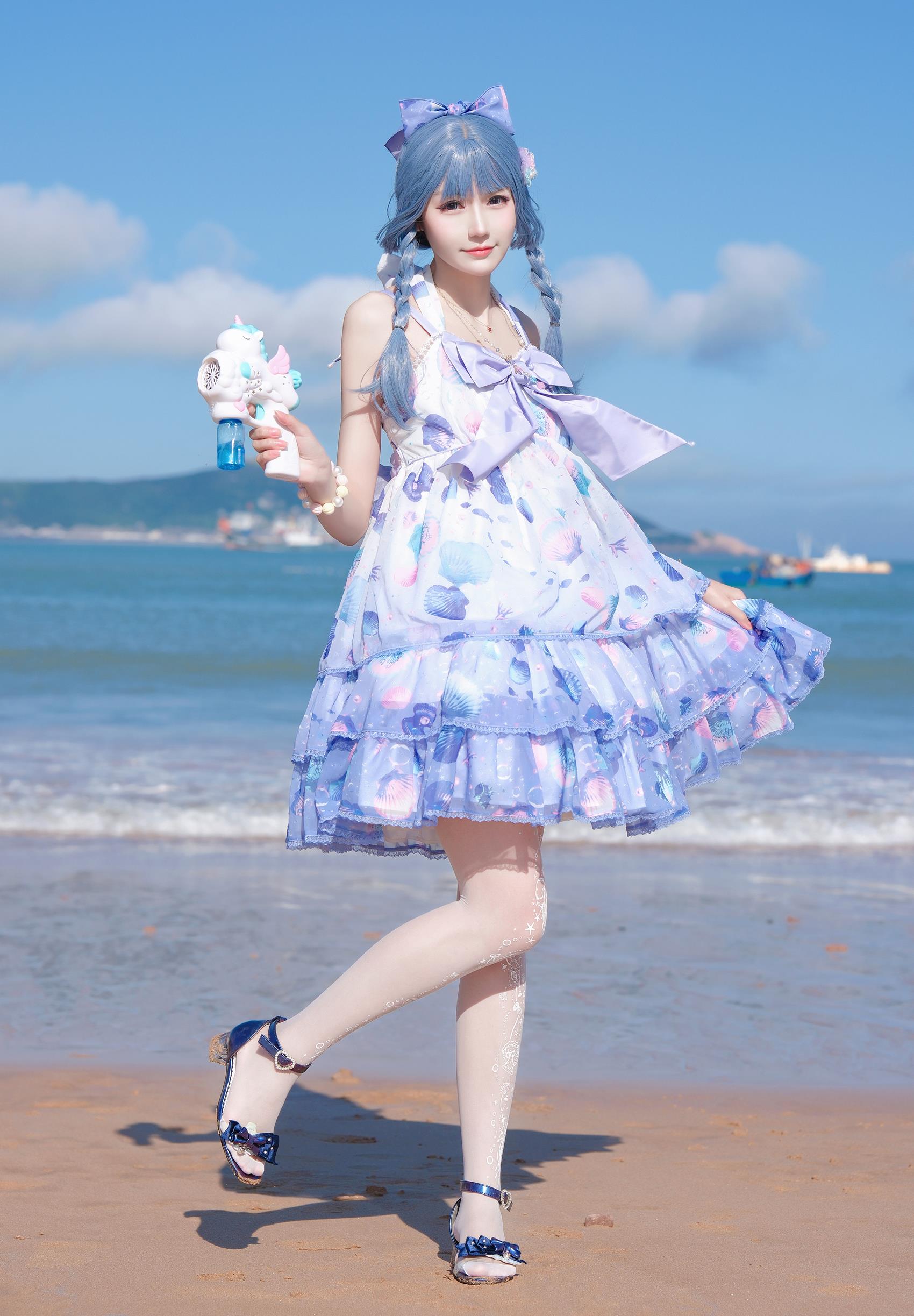 图片[16]-彩芸_Nebula – 渐变贝壳白紫[15P] – 速更版-美库