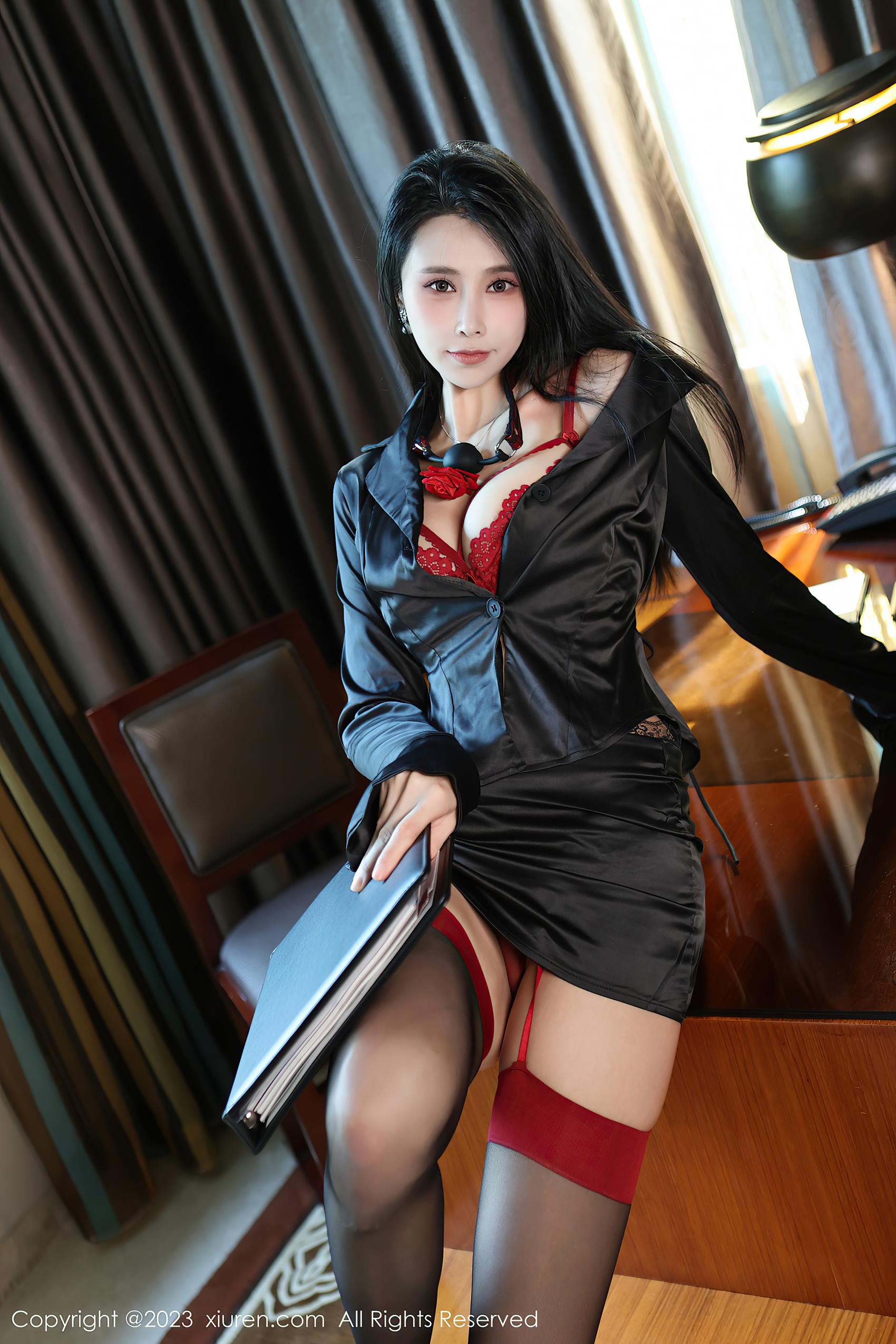 图片[12]-[Xiuren秀人网]2023.11.08 NO.7630 草莓mm 红色黑丝 [43+1P] – 速更版-美库