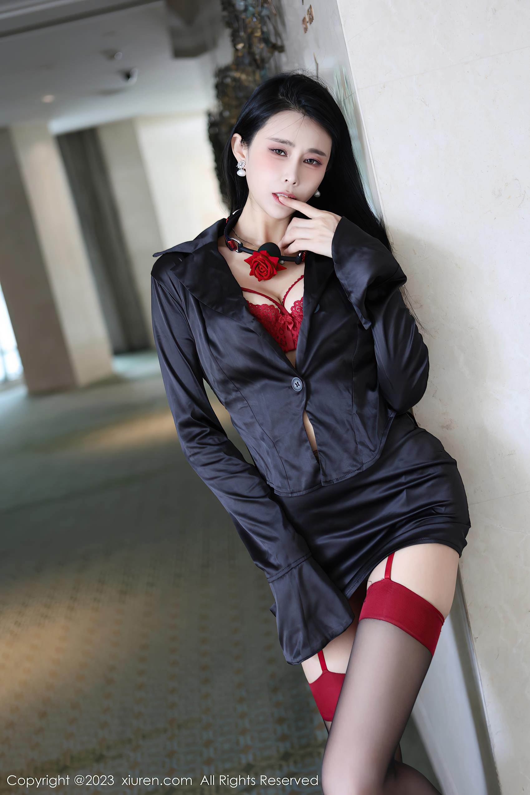 图片[45]-[Xiuren秀人网]2023.11.08 NO.7630 草莓mm 红色黑丝 [43+1P] – 速更版-美库