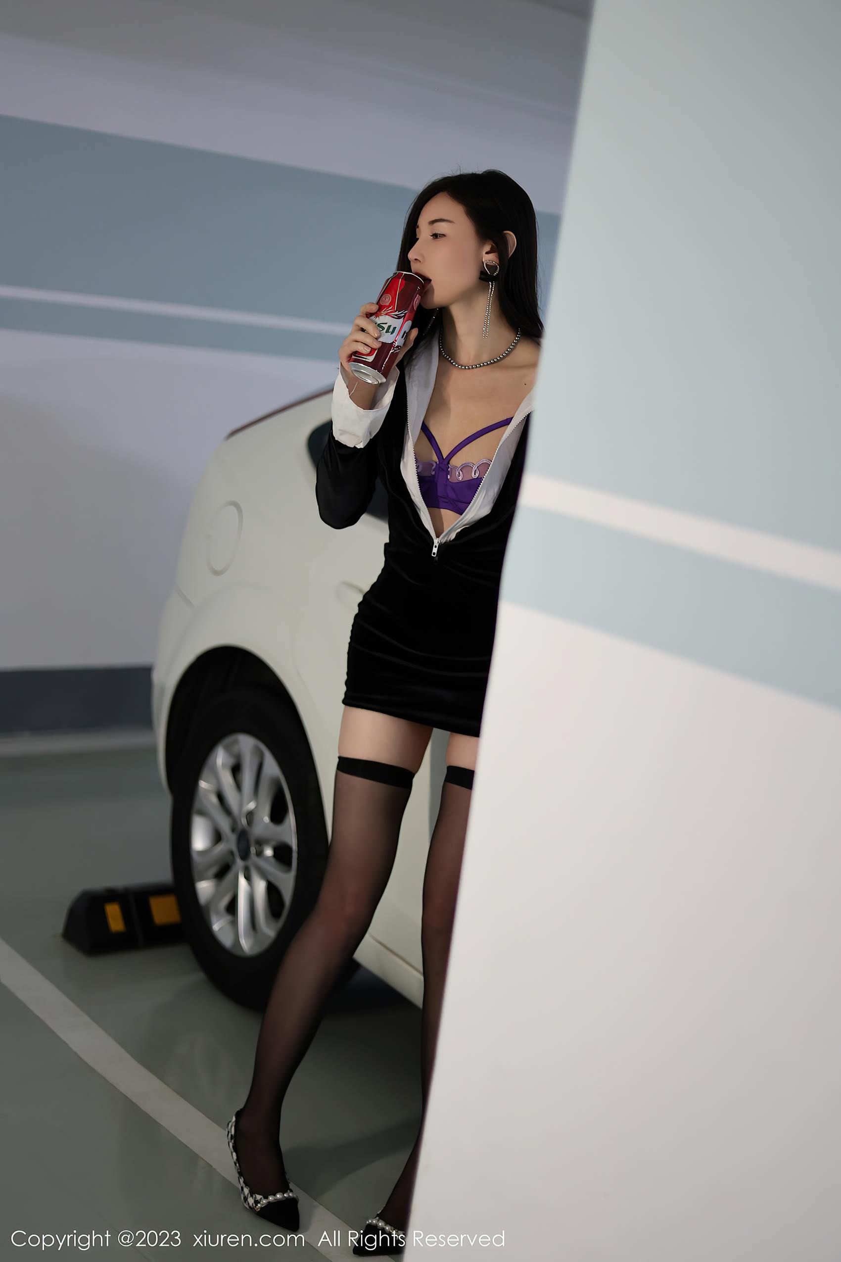 图片[15]-[Xiuren秀人网]2023.11.09 NO.7634 曼柔 紫色黑丝 [20+1P] – 速更版-美库