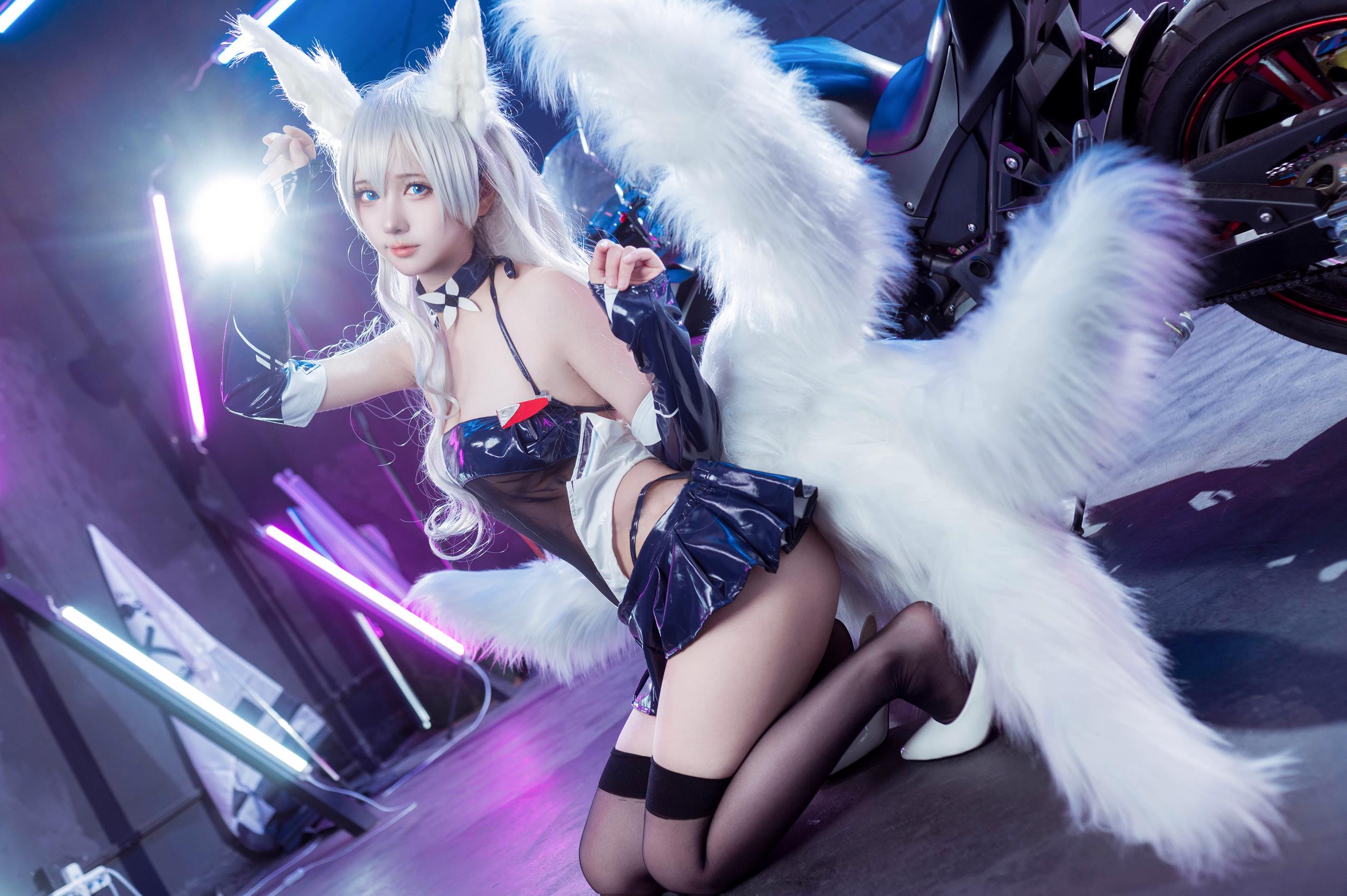 图片[10]-艾西aiwest – & 喜欢爱理吗 – 碧蓝航线 巴尔的摩&信浓 赛车女郎[46P] – 速更版-美库