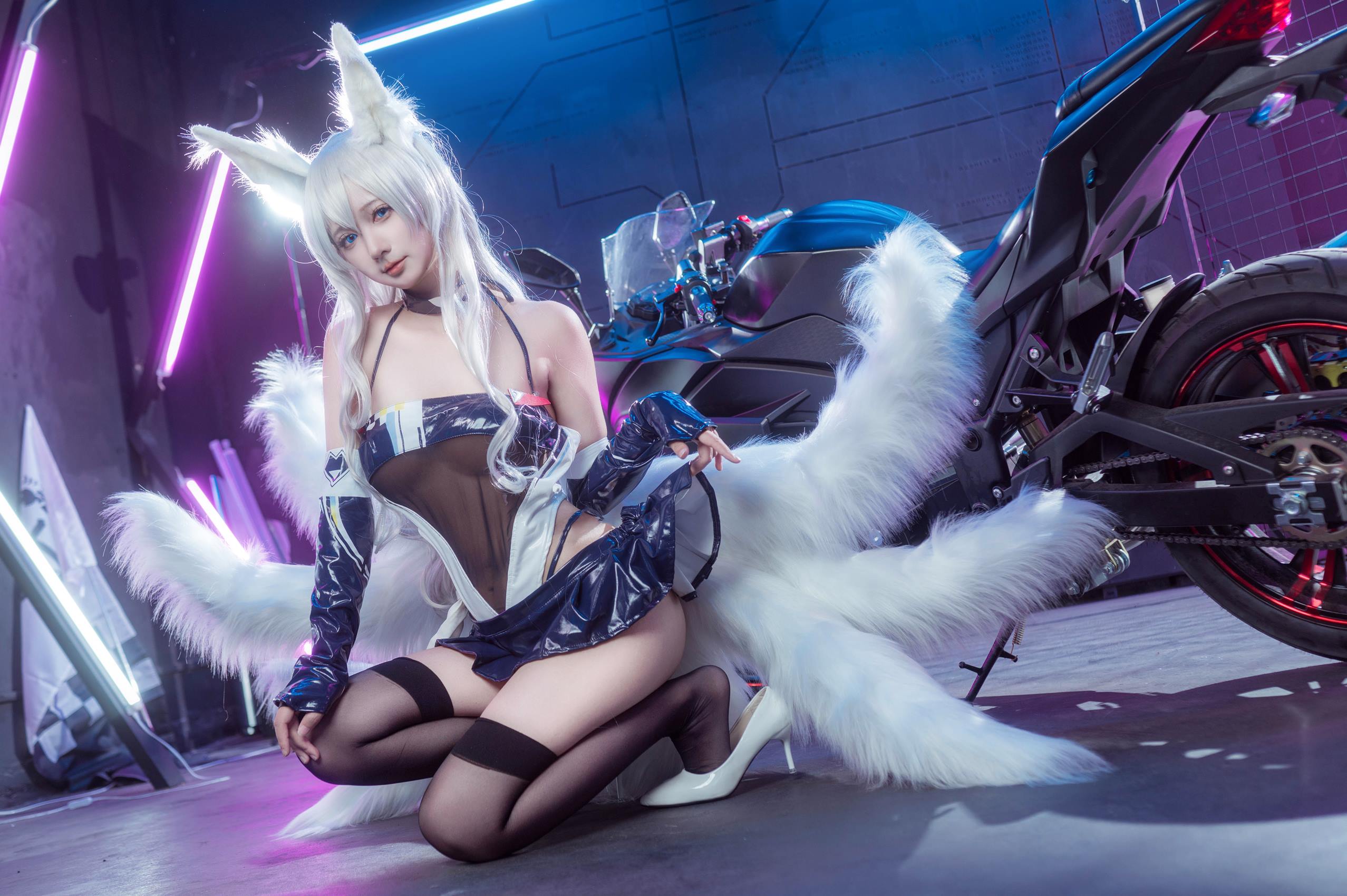 图片[12]-艾西aiwest – & 喜欢爱理吗 – 碧蓝航线 巴尔的摩&信浓 赛车女郎[46P] – 速更版-美库