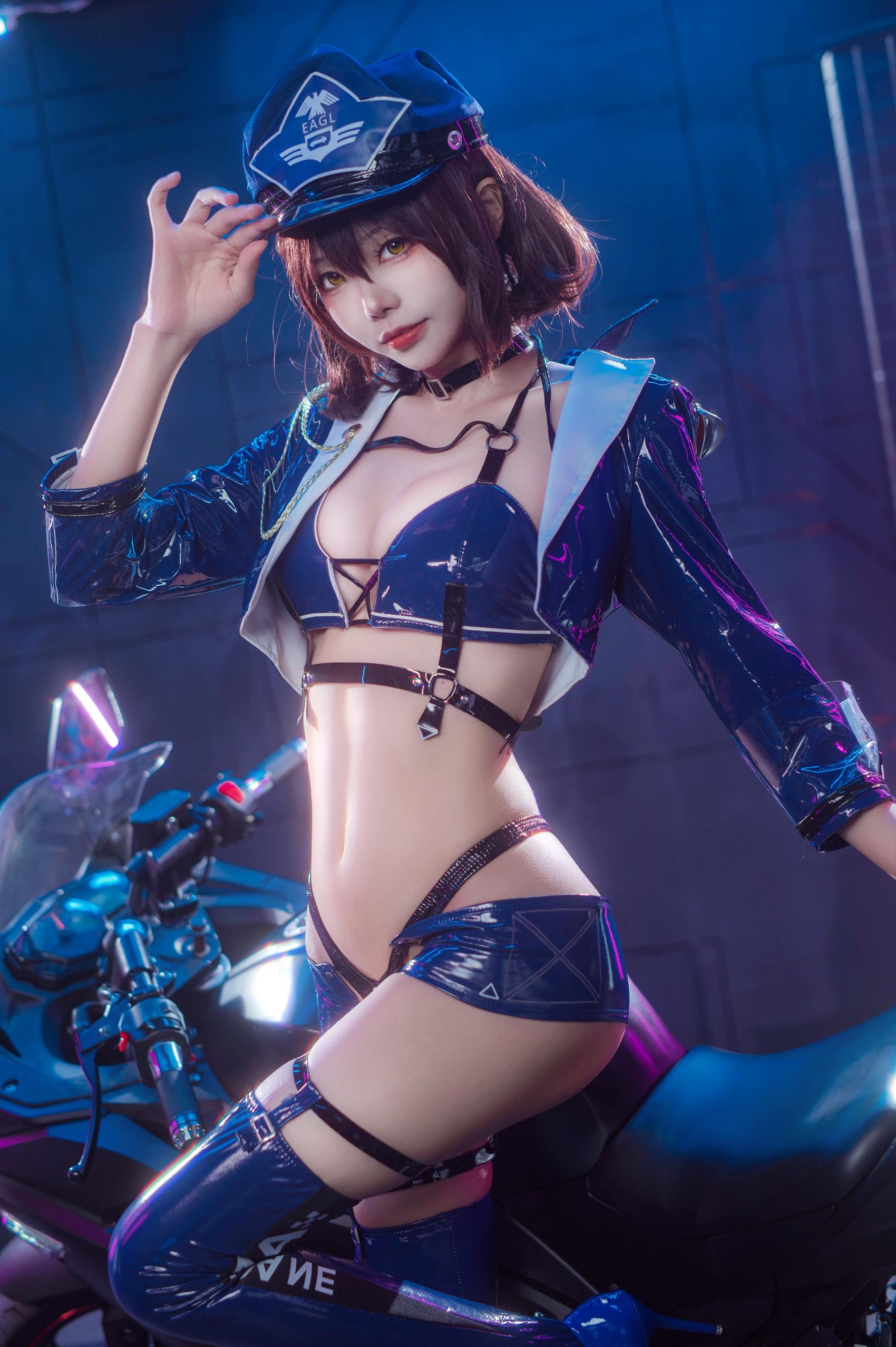 图片[14]-艾西aiwest – & 喜欢爱理吗 – 碧蓝航线 巴尔的摩&信浓 赛车女郎[46P] – 速更版-美库