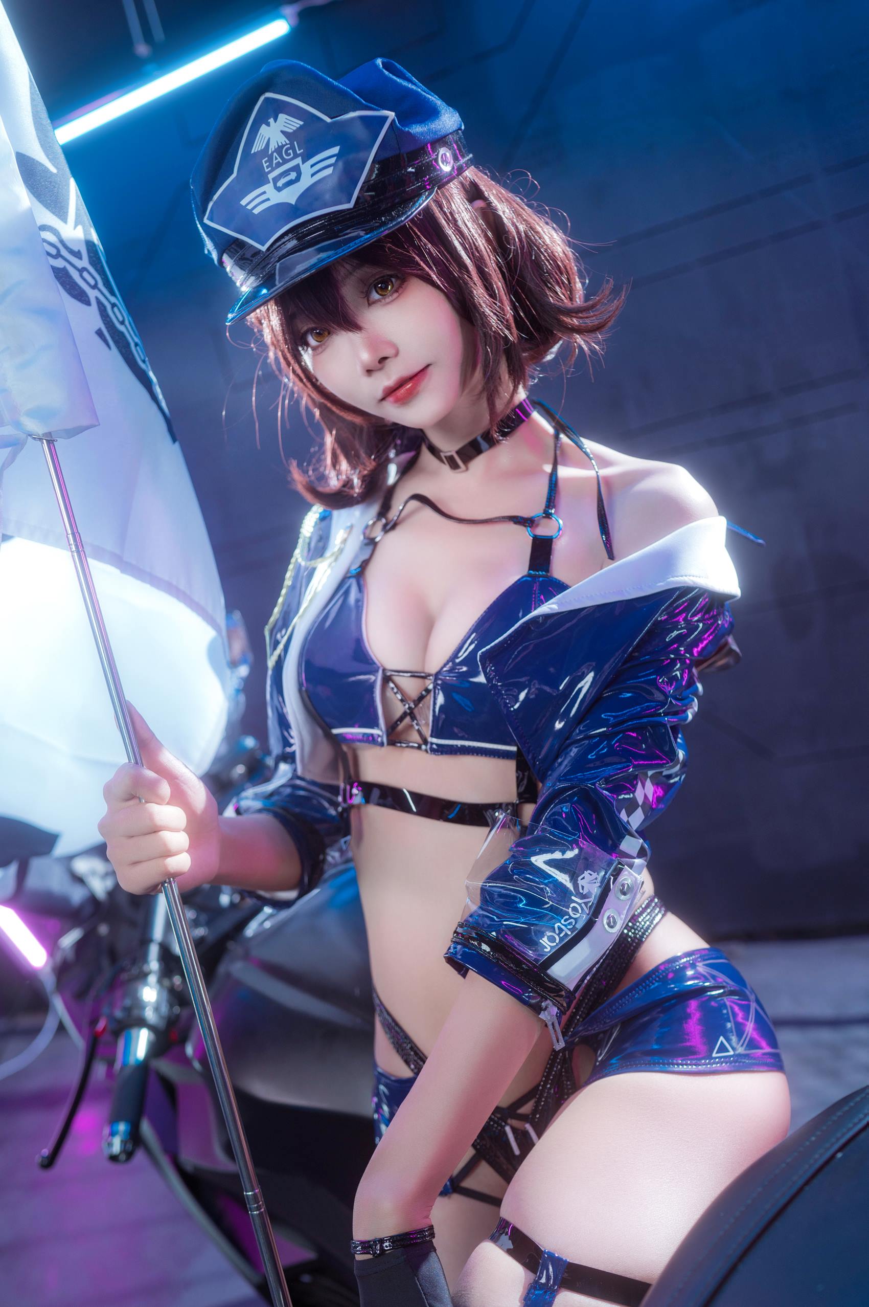 图片[19]-艾西aiwest – & 喜欢爱理吗 – 碧蓝航线 巴尔的摩&信浓 赛车女郎[46P] – 速更版-美库