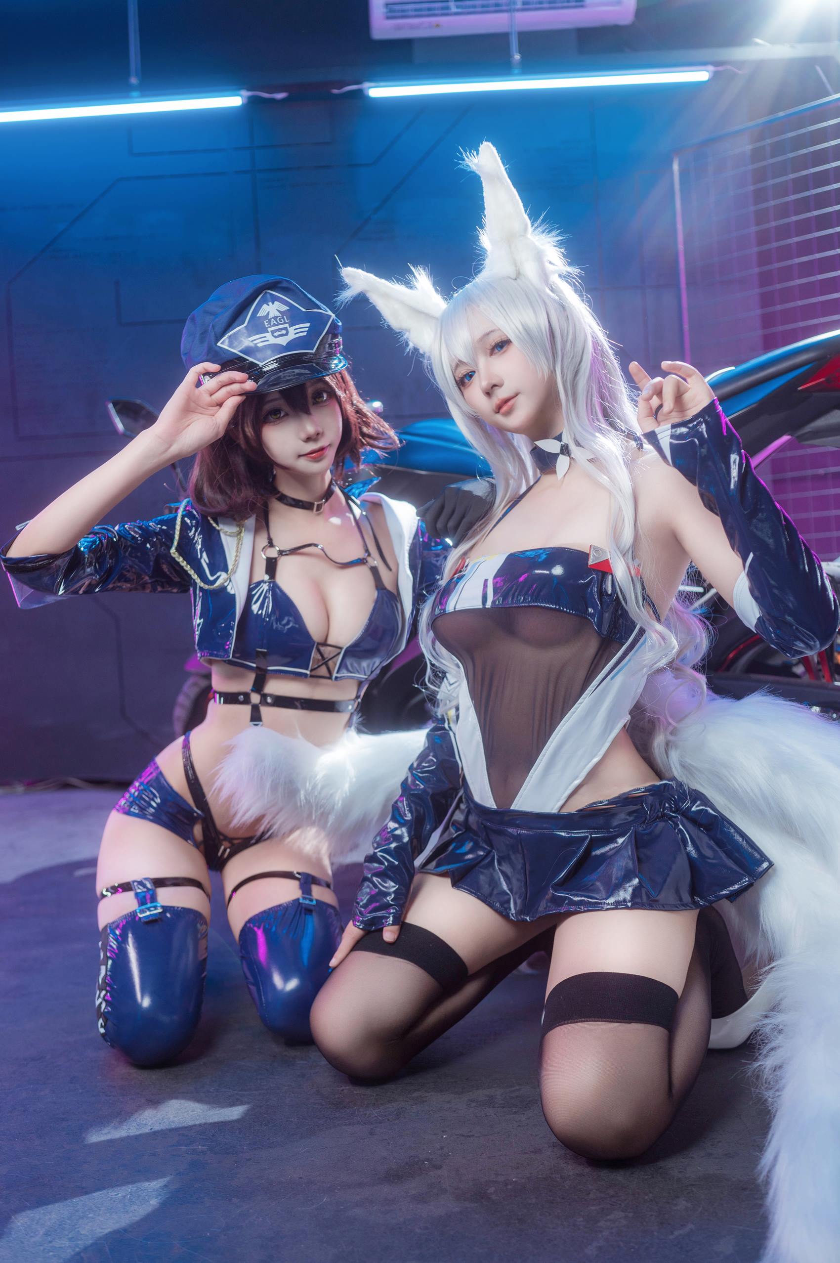 图片[35]-艾西aiwest – & 喜欢爱理吗 – 碧蓝航线 巴尔的摩&信浓 赛车女郎[46P] – 速更版-美库