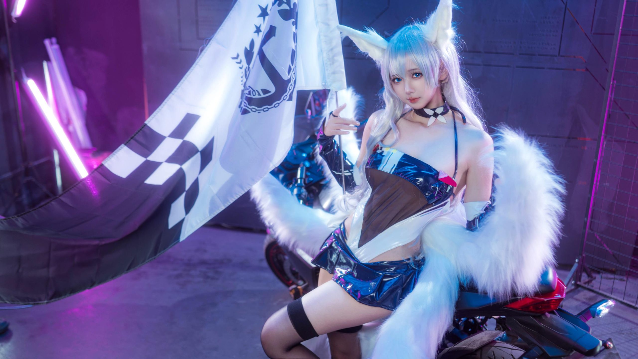 图片[44]-艾西aiwest – & 喜欢爱理吗 – 碧蓝航线 巴尔的摩&信浓 赛车女郎[46P] – 速更版-美库