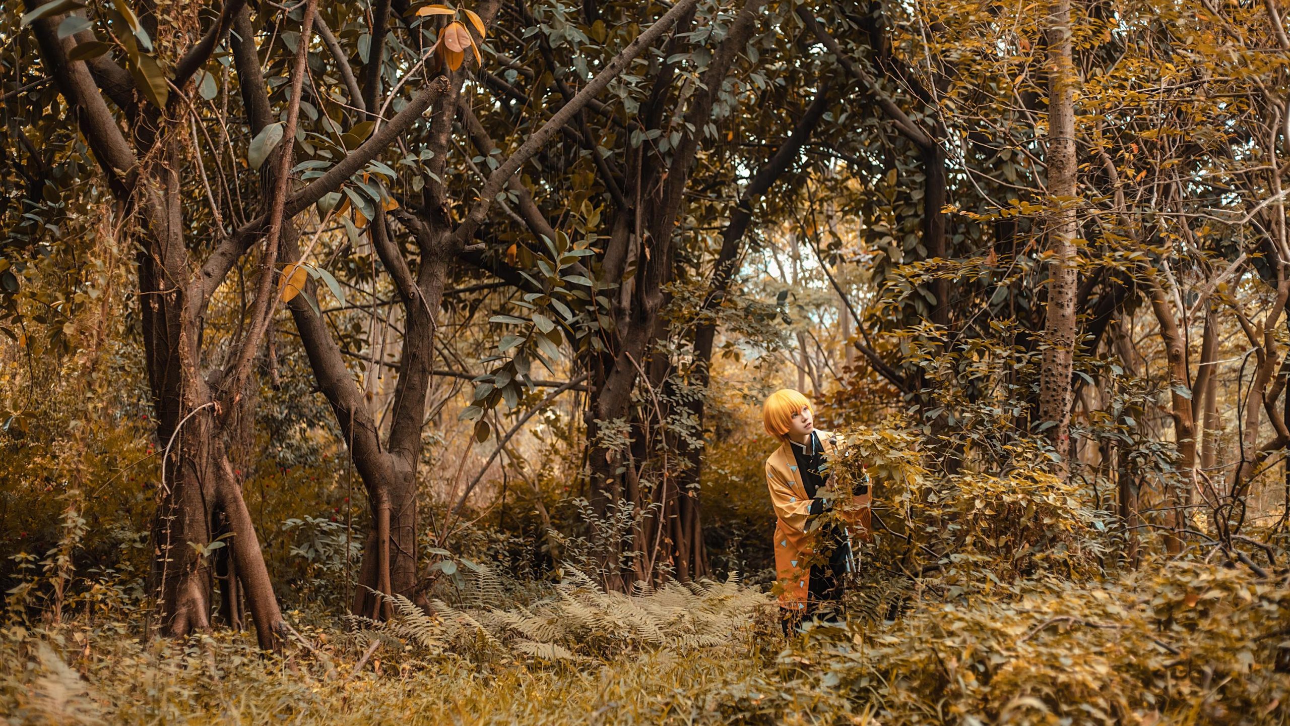 图片[14]-人气Coser@Kitaro_绮太郎 鬼灭之刃 我妻善逸[29P] – 速更版-美库