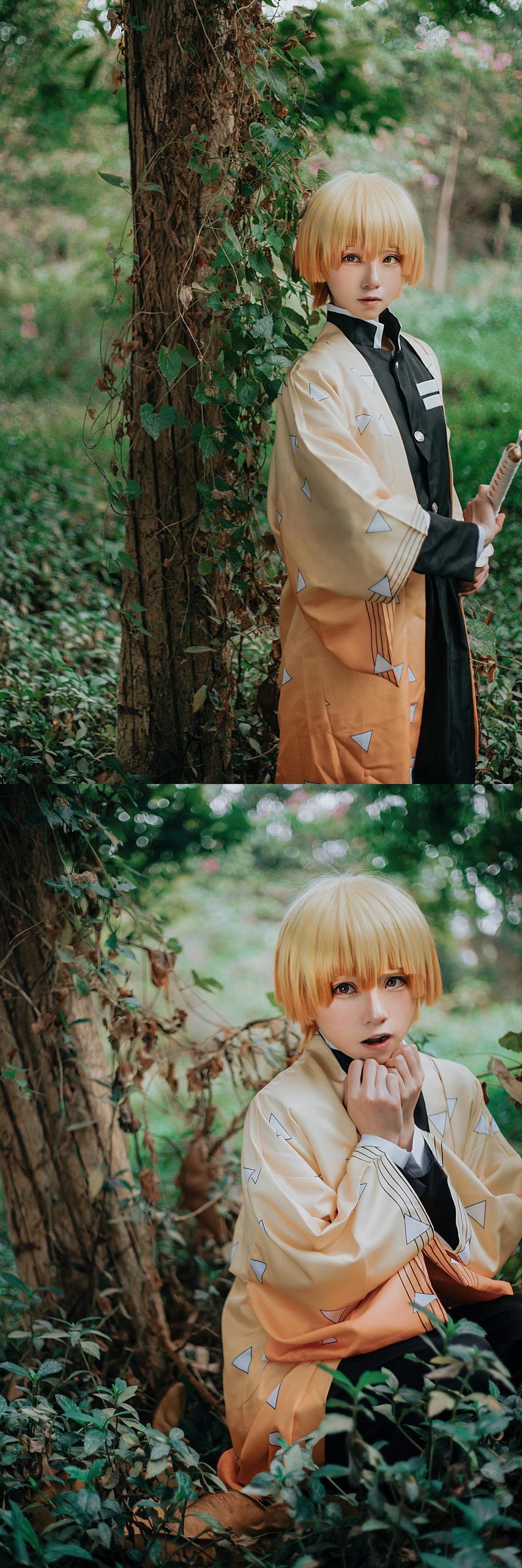 图片[20]-人气Coser@Kitaro_绮太郎 鬼灭之刃 我妻善逸[29P] – 速更版-美库