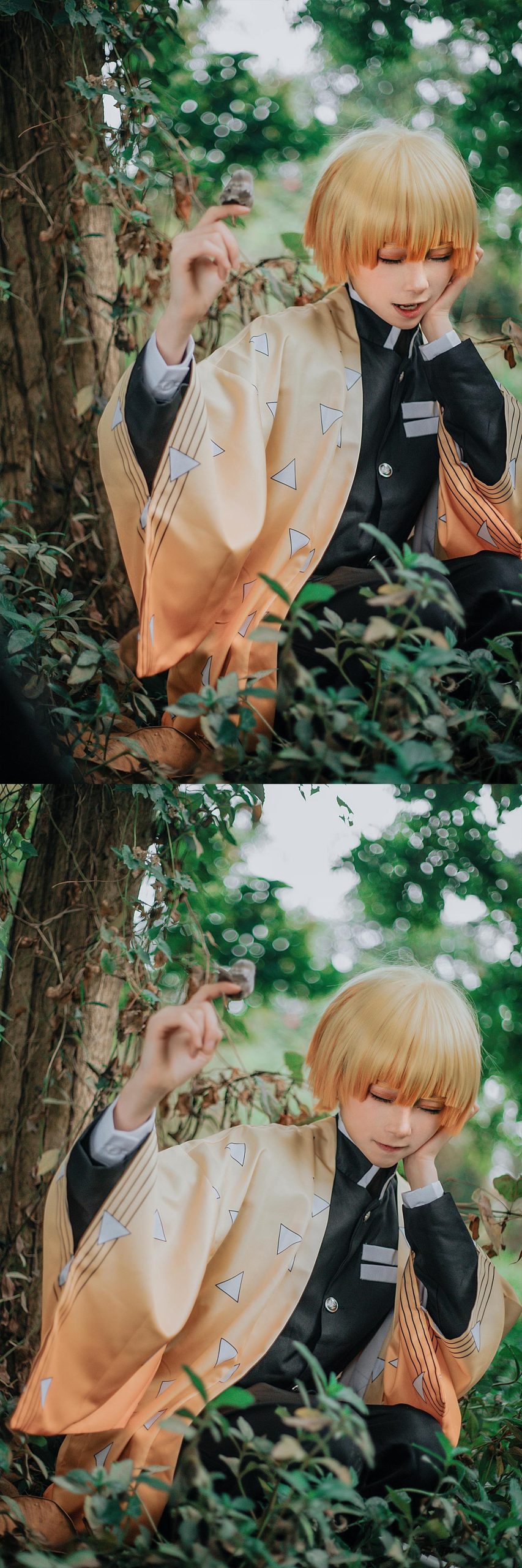 图片[21]-人气Coser@Kitaro_绮太郎 鬼灭之刃 我妻善逸[29P] – 速更版-美库