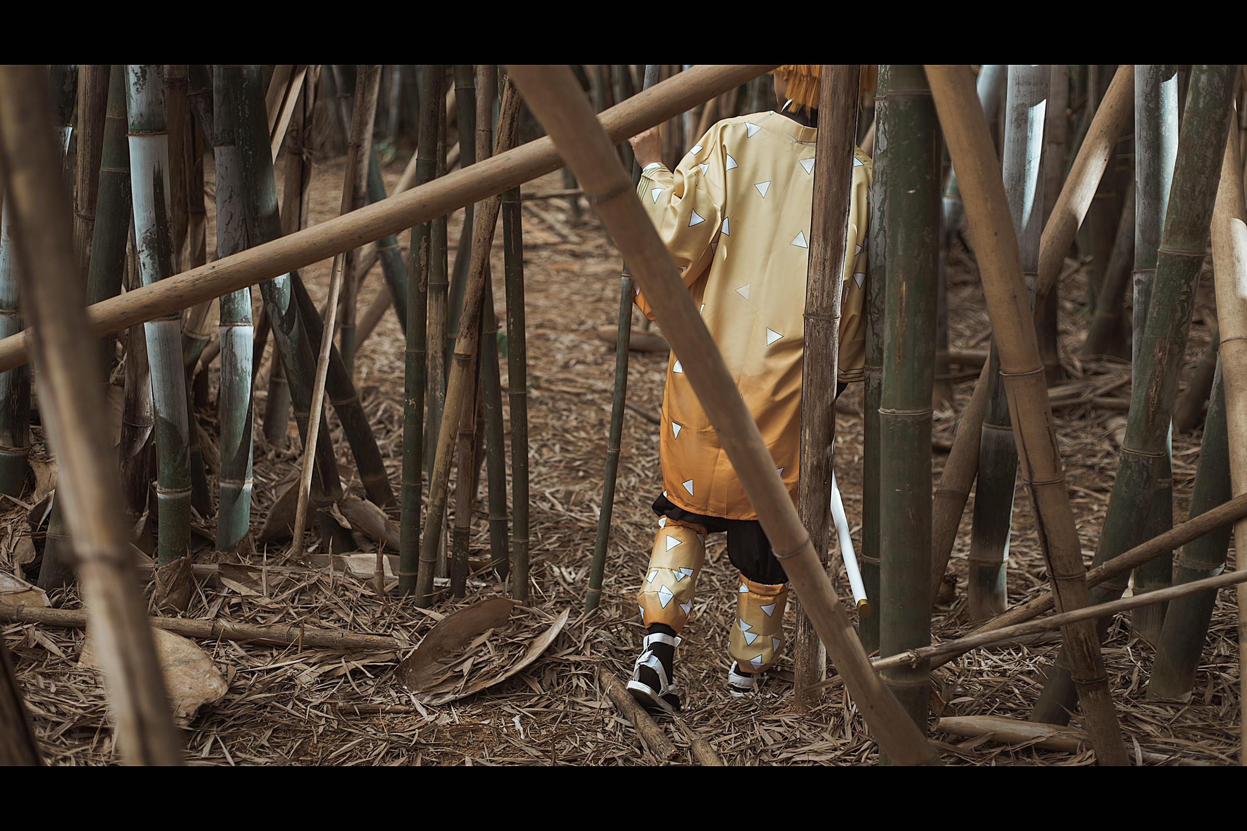 图片[26]-人气Coser@Kitaro_绮太郎 鬼灭之刃 我妻善逸[29P] – 速更版-美库