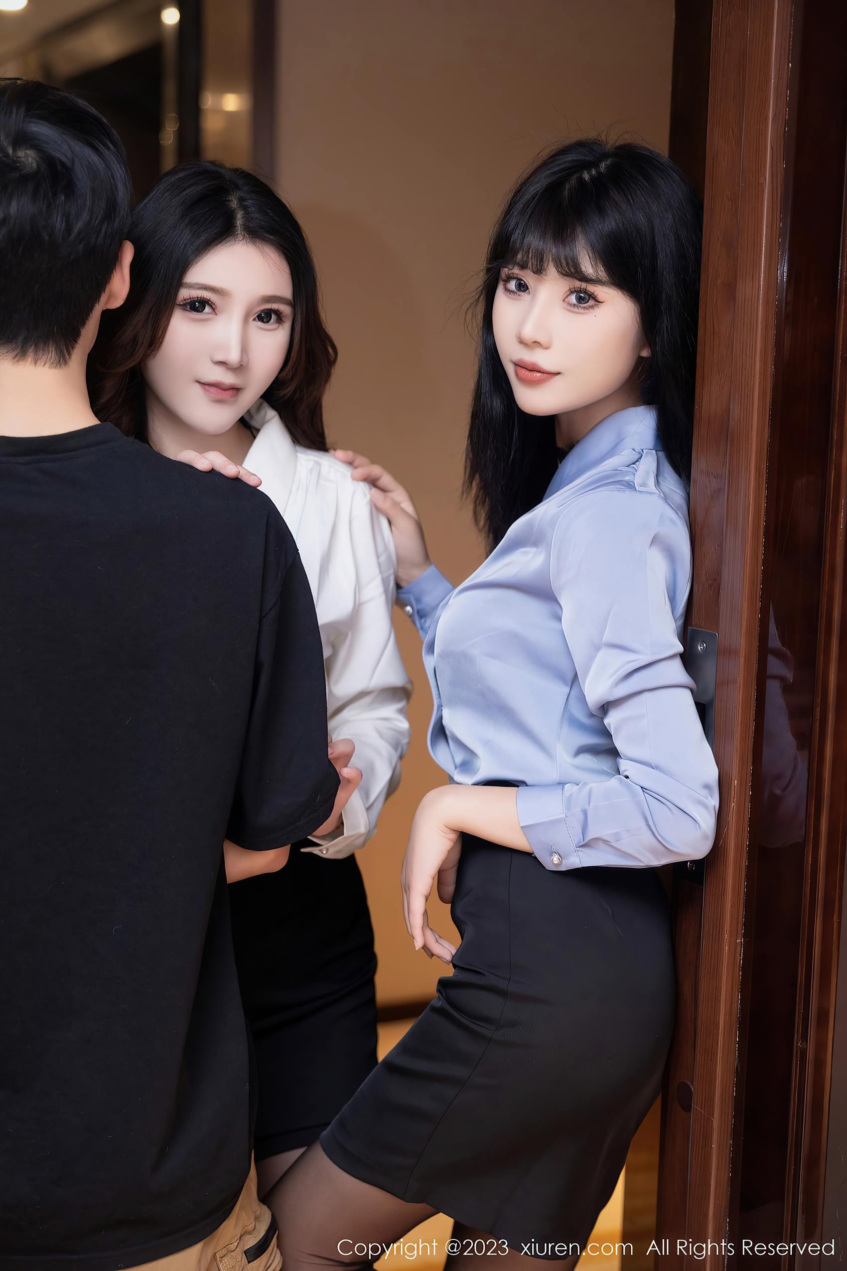 图片[40]-[Xiuren秀人网]2023.11.10 NO.7642 模特合集 姐妹的黑丝 [41+1P] – 速更版-美库