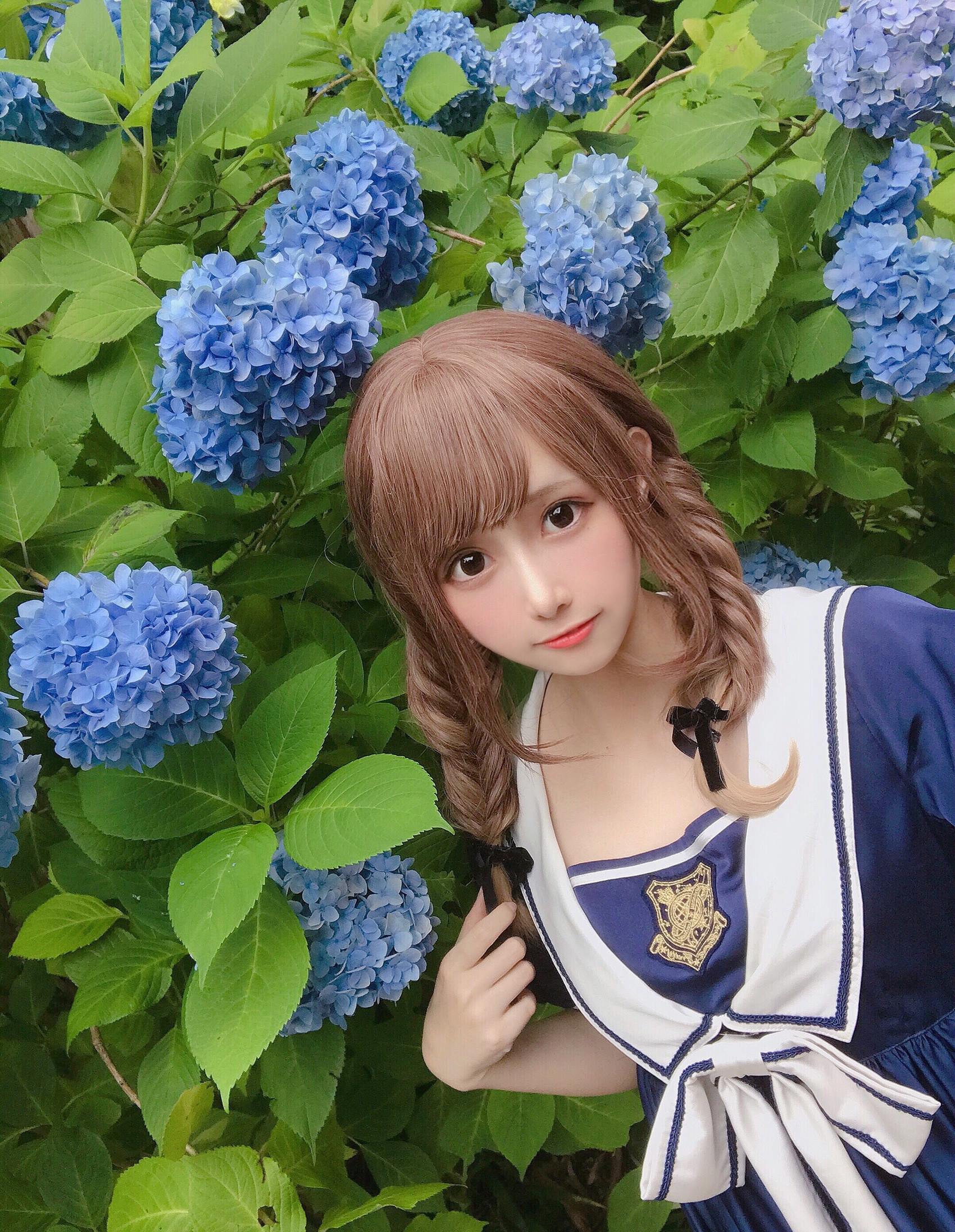 图片[13]-凛子酱 – 紫阳花[27P] – 速更版-美库