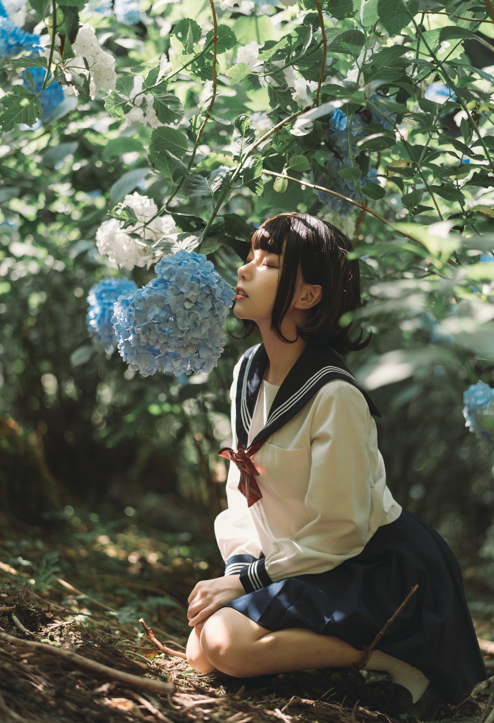 图片[24]-凛子酱 – 紫阳花[27P] – 速更版-美库