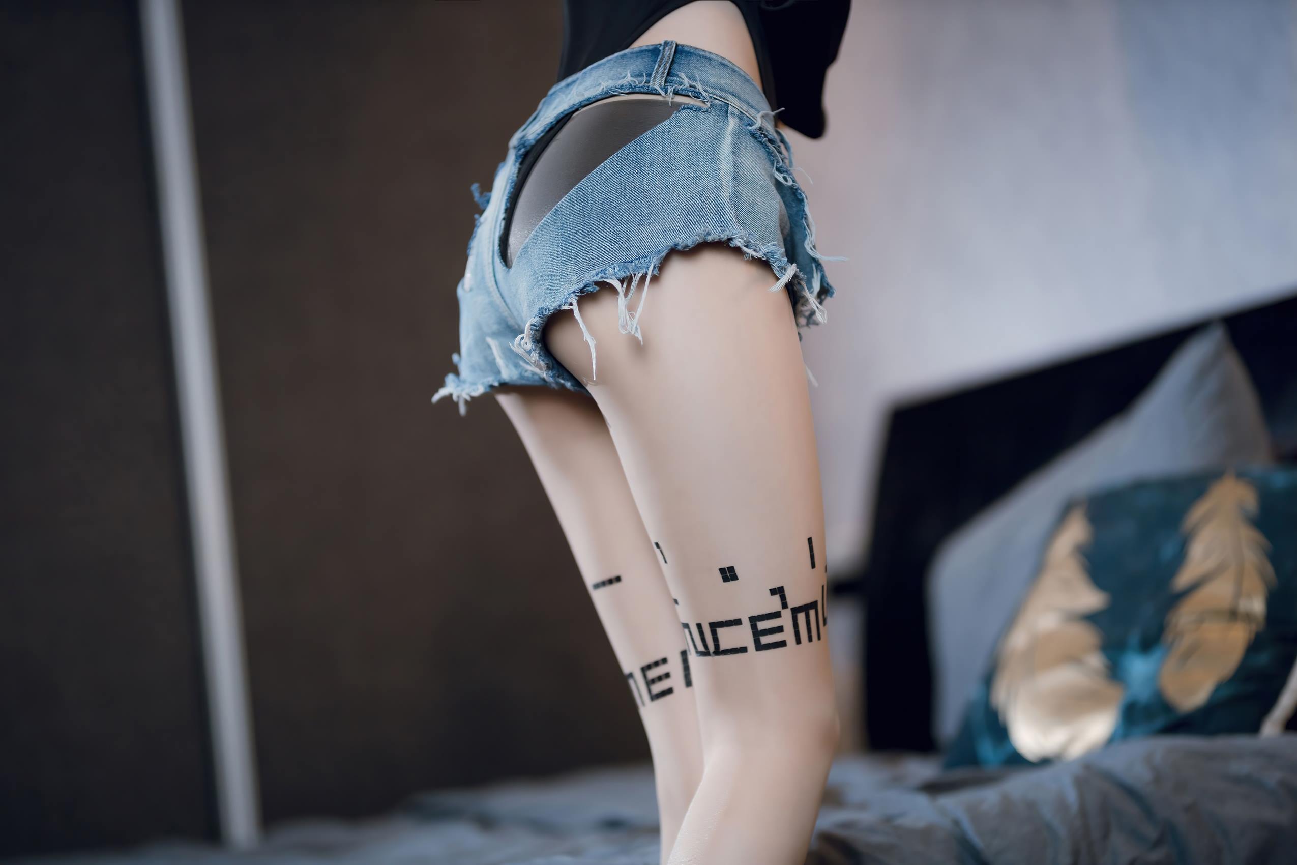 图片[18]-许岚(叁月life) – 纯欲牛仔短裤2[40P] – 速更版-美库