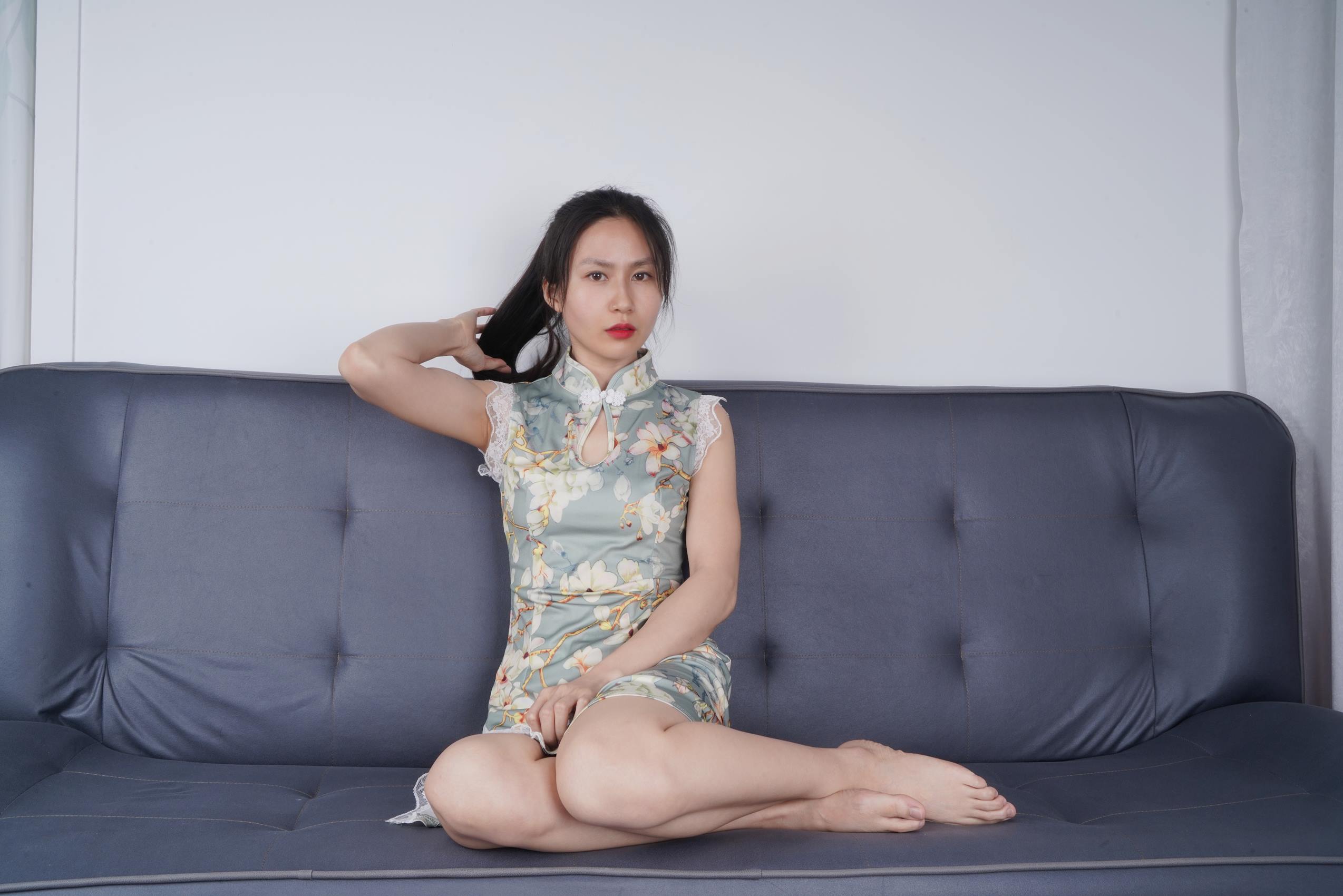 图片[68]-Pary摄影 NO.093 嘉敏穿上旗袍展示37码修长美脚[80P] – 速更版-美库