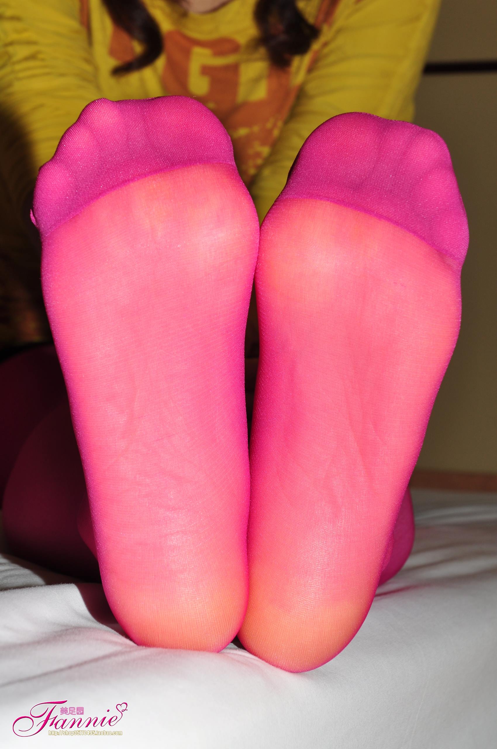 图片[37]-Fannie芬妮每足园 No.314 梦韵丝情炫彩 红丝 [65P] – 速更版-美库