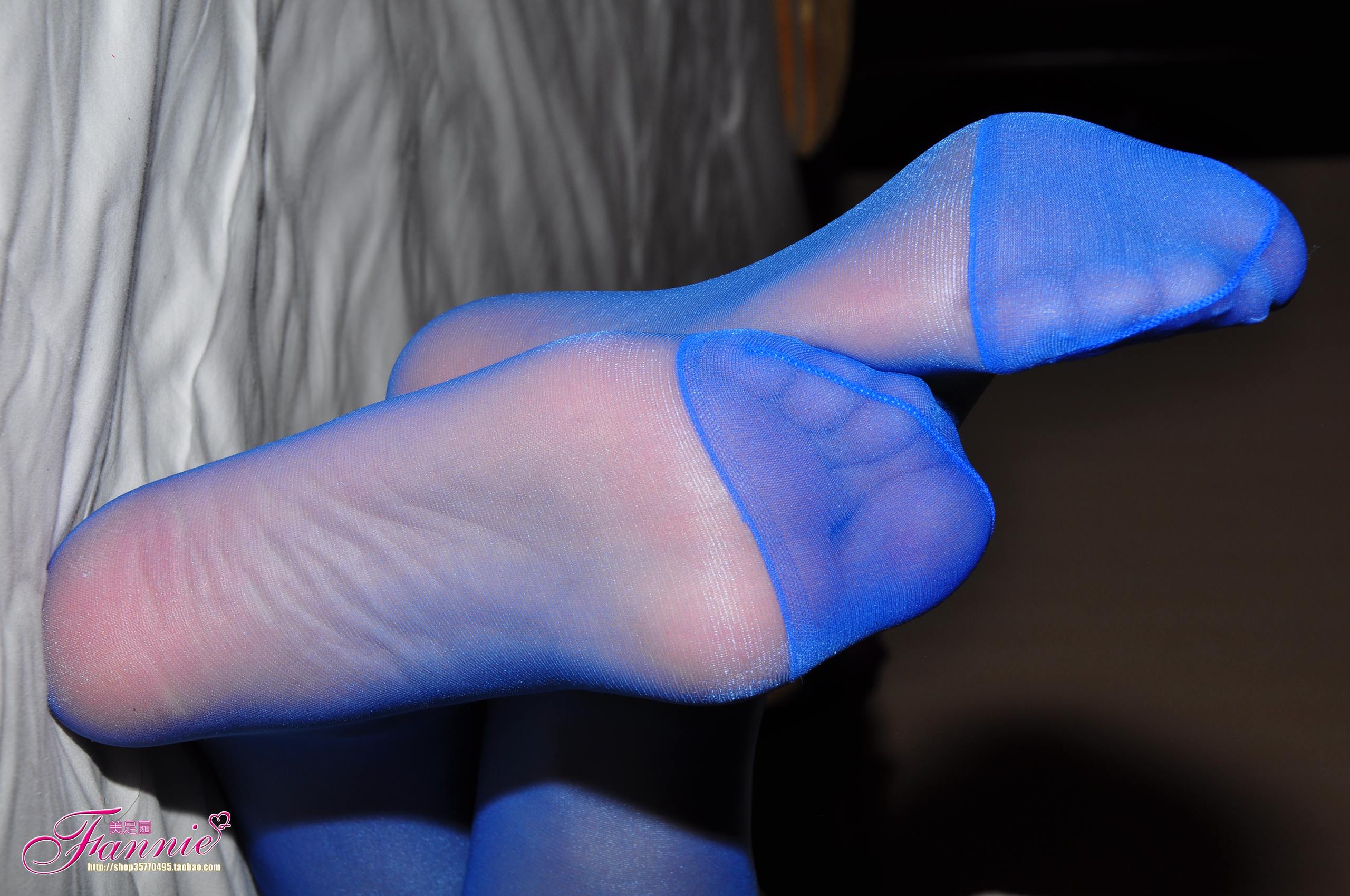 图片[55]-Fannie芬妮每足园 No.315 梦韵丝情炫彩 蓝丝 [70P] – 速更版-美库