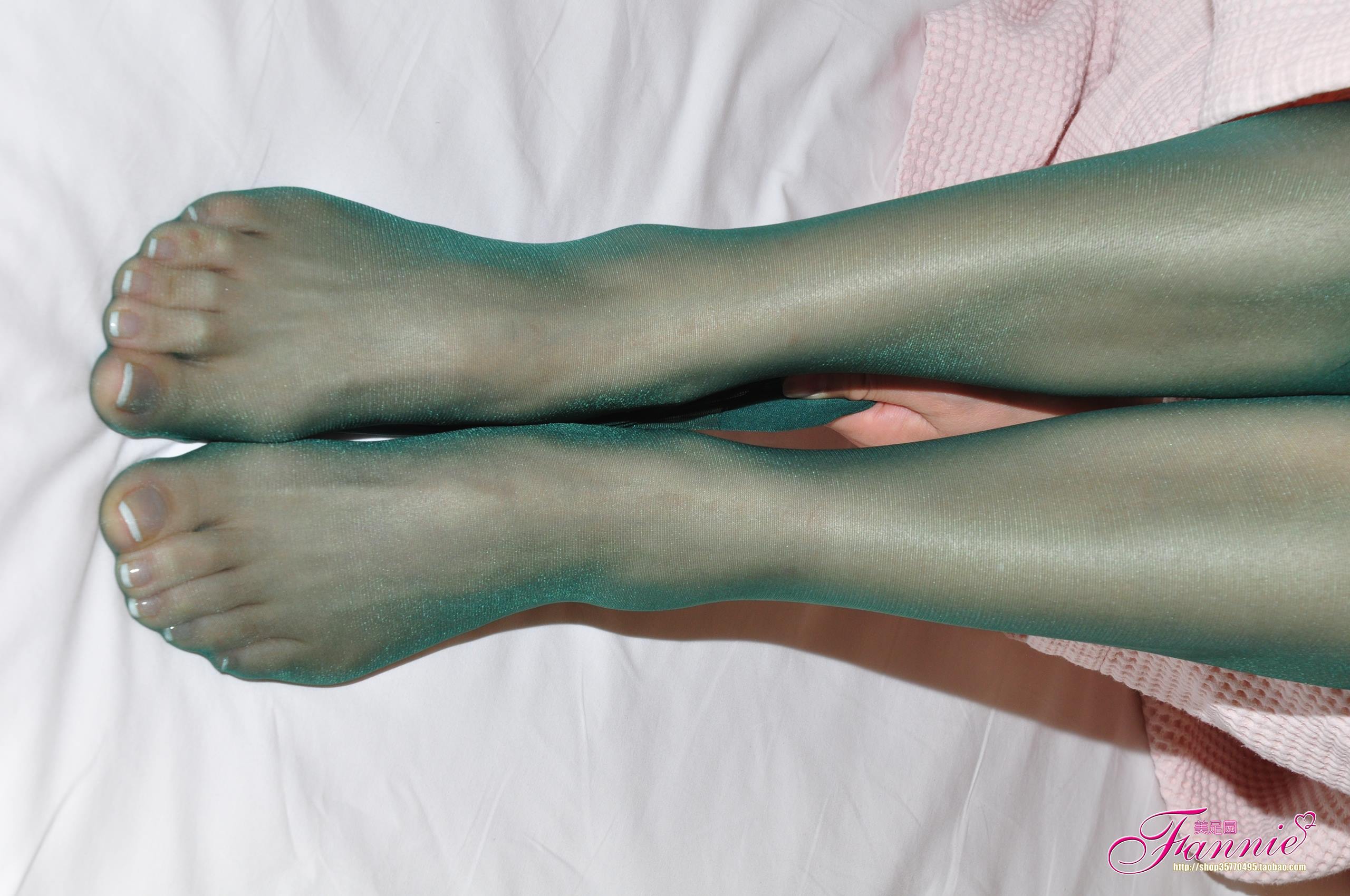 图片[41]-Fannie芬妮每足园 No.316 梦韵丝情炫彩 绿丝 [63P] – 速更版-美库