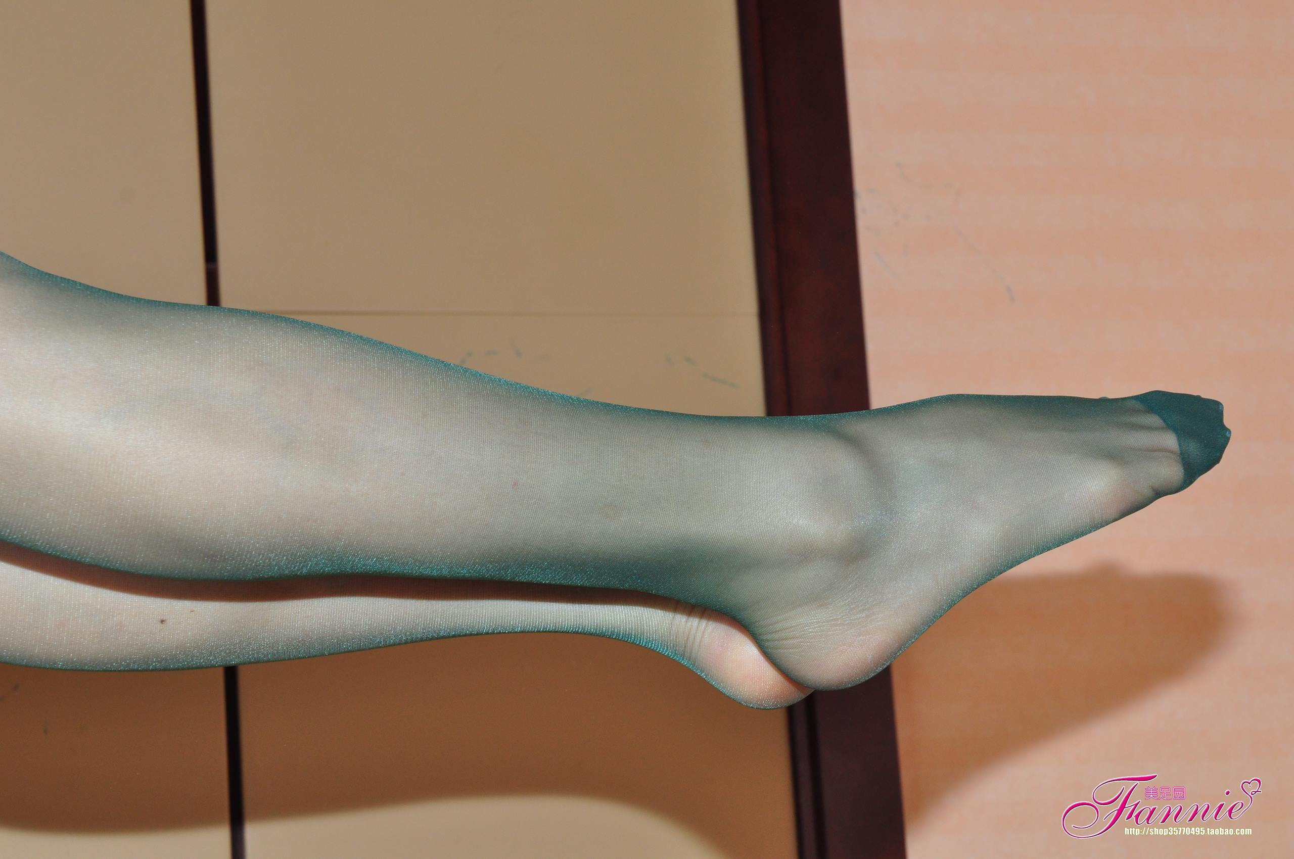 图片[44]-Fannie芬妮每足园 No.316 梦韵丝情炫彩 绿丝 [63P] – 速更版-美库