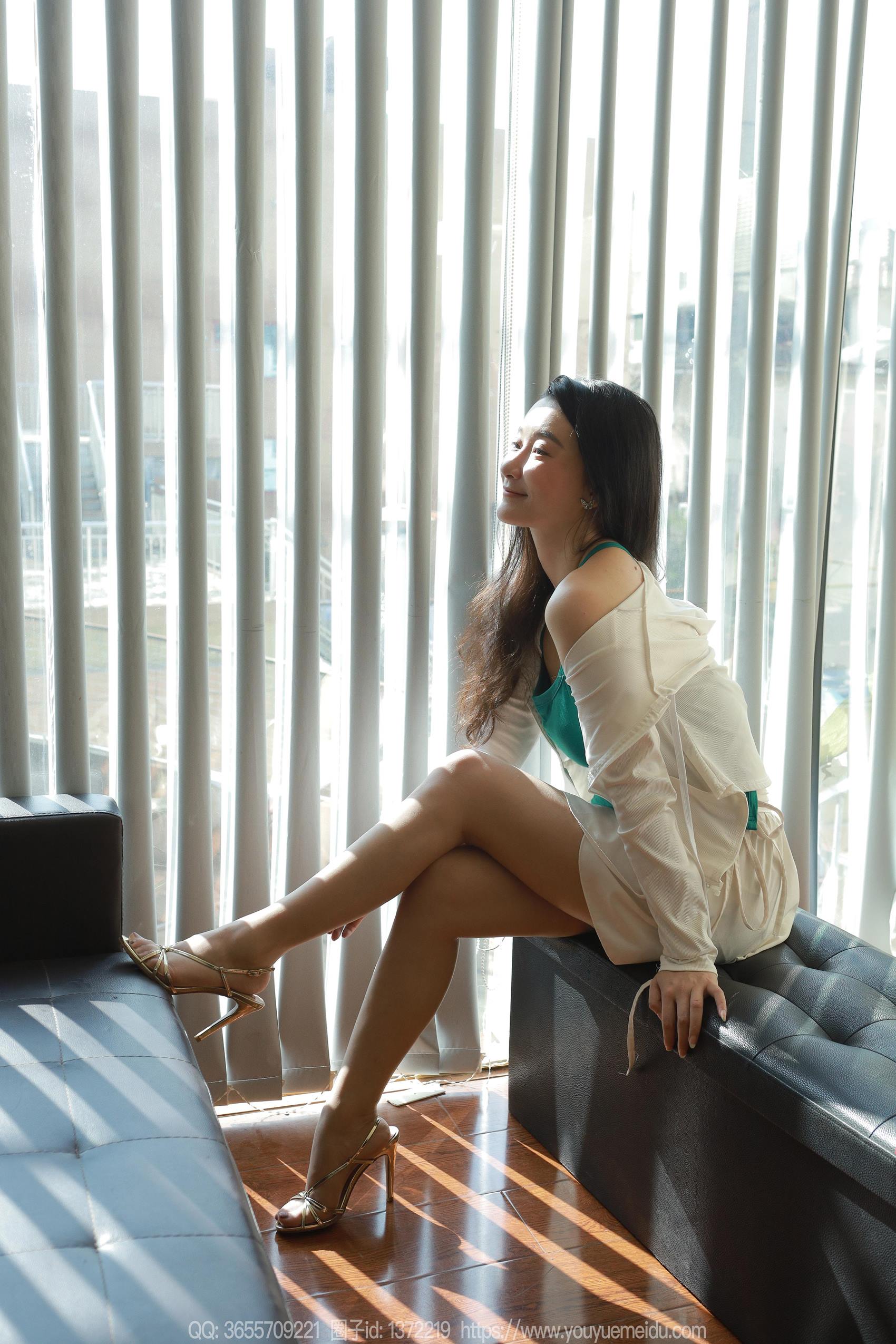 图片[64]-[IESS异思趣向] 2023.11.15 丝享家1586：秋秋《绿色挂脖》[88P] – 速更版-美库