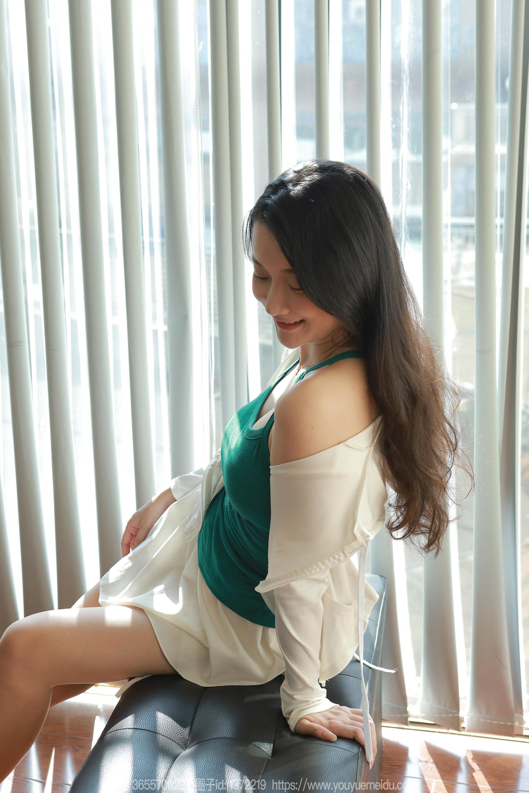 图片[70]-[IESS异思趣向] 2023.11.15 丝享家1586：秋秋《绿色挂脖》[88P] – 速更版-美库