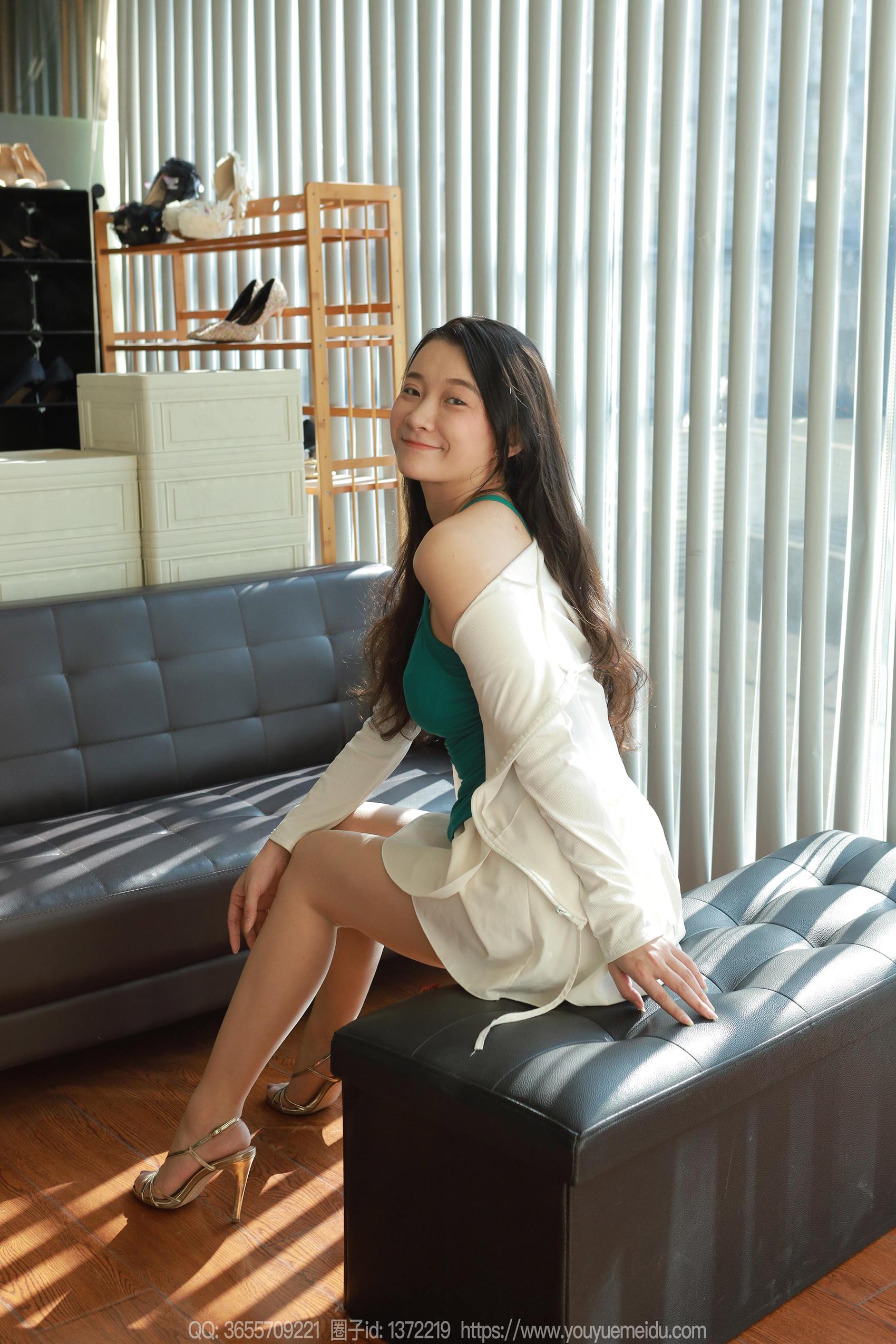 图片[74]-[IESS异思趣向] 2023.11.15 丝享家1586：秋秋《绿色挂脖》[88P] – 速更版-美库