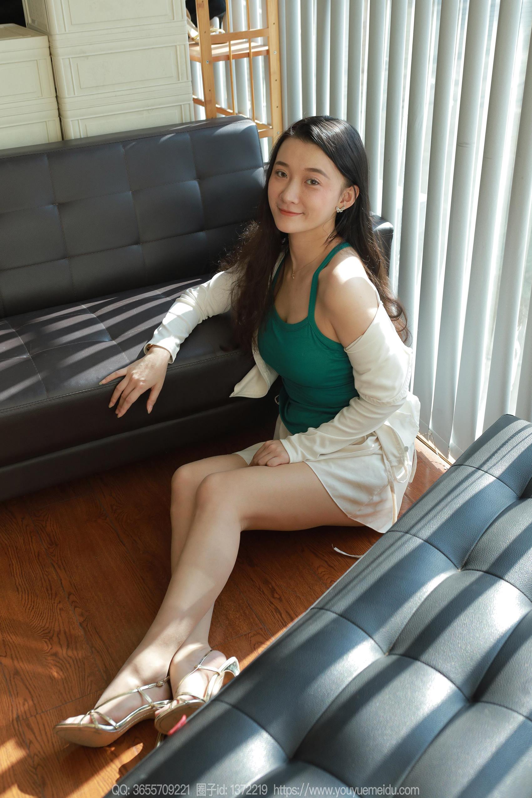 图片[75]-[IESS异思趣向] 2023.11.15 丝享家1586：秋秋《绿色挂脖》[88P] – 速更版-美库