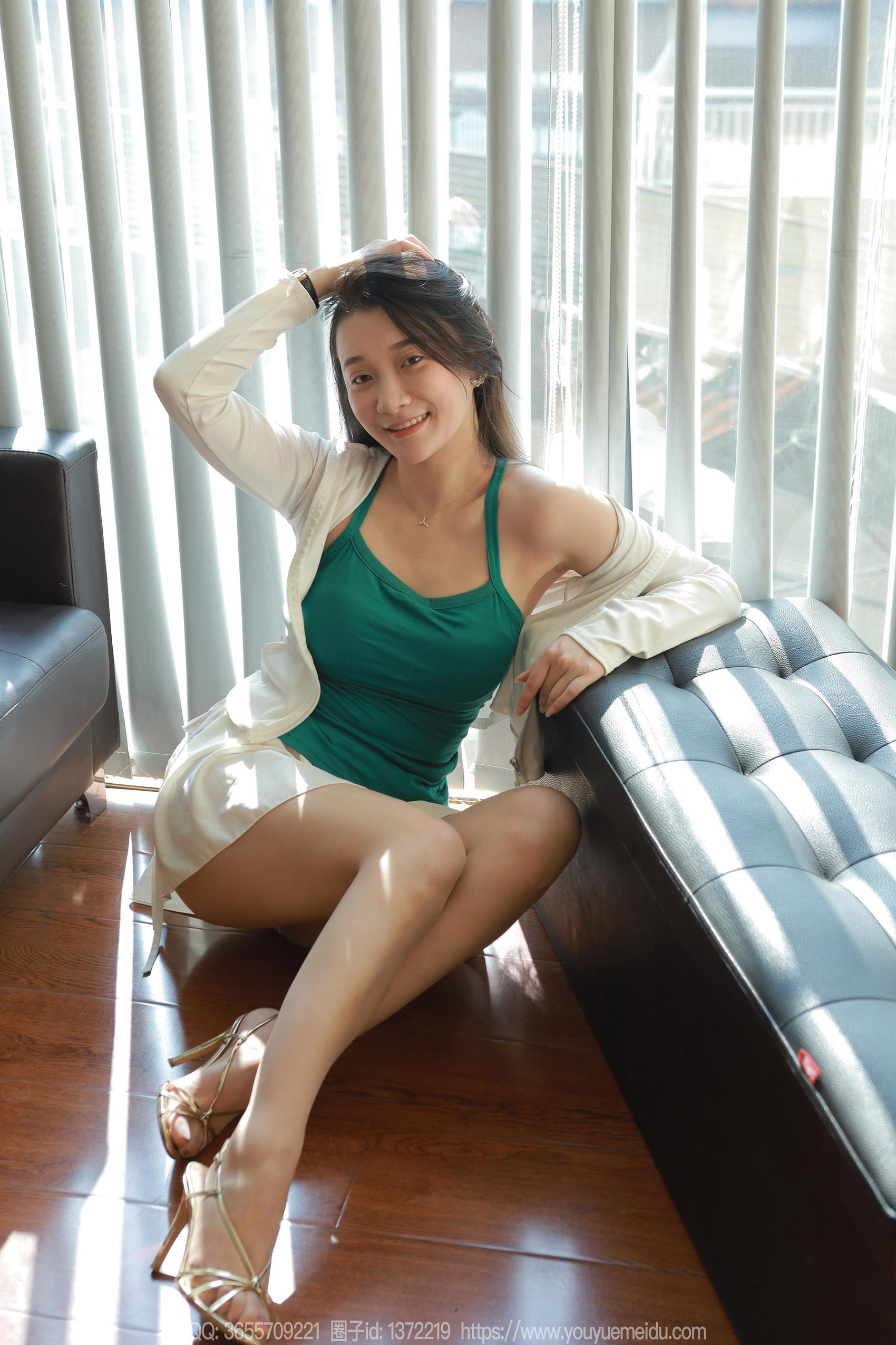 图片[76]-[IESS异思趣向] 2023.11.15 丝享家1586：秋秋《绿色挂脖》[88P] – 速更版-美库