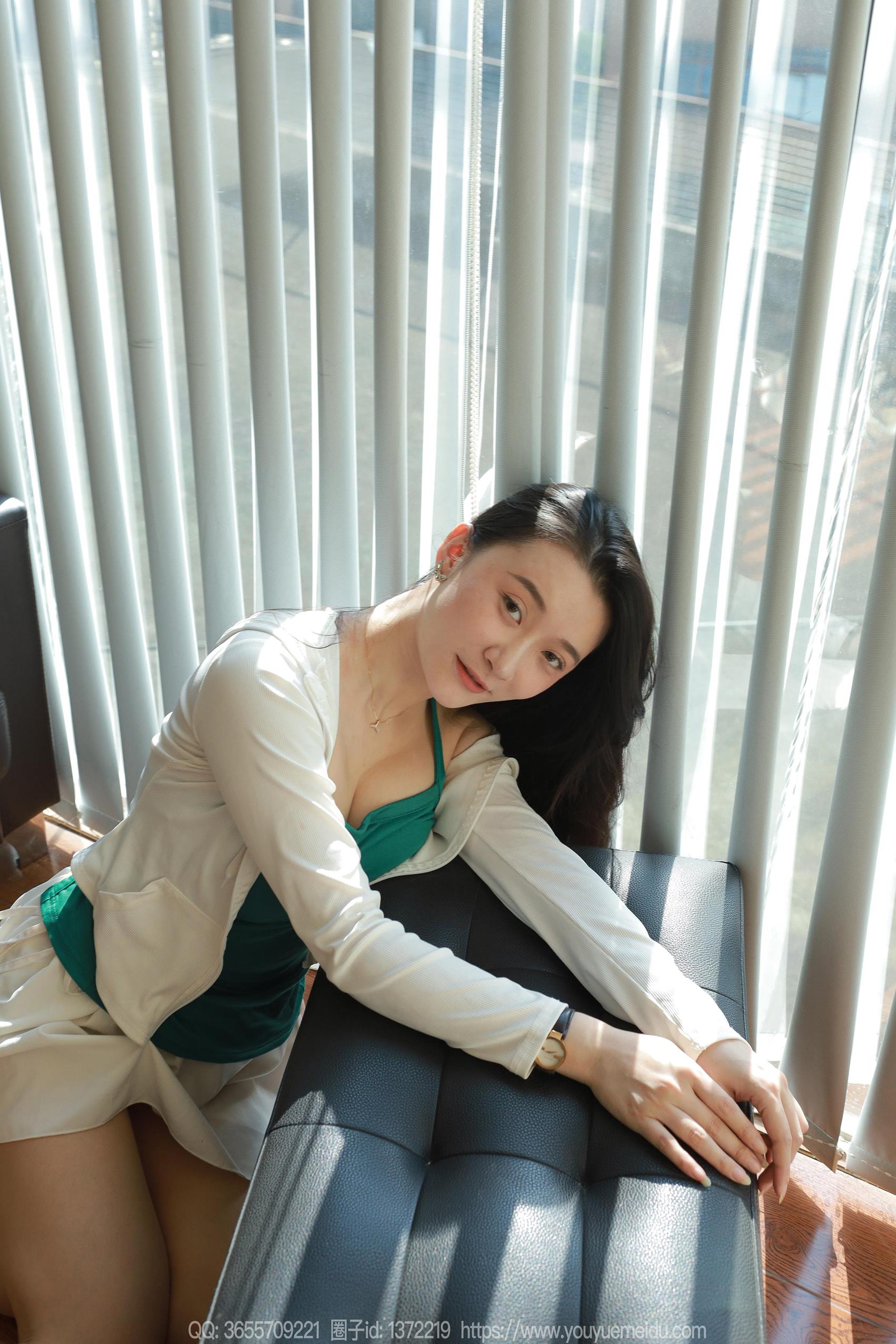 图片[77]-[IESS异思趣向] 2023.11.15 丝享家1586：秋秋《绿色挂脖》[88P] – 速更版-美库