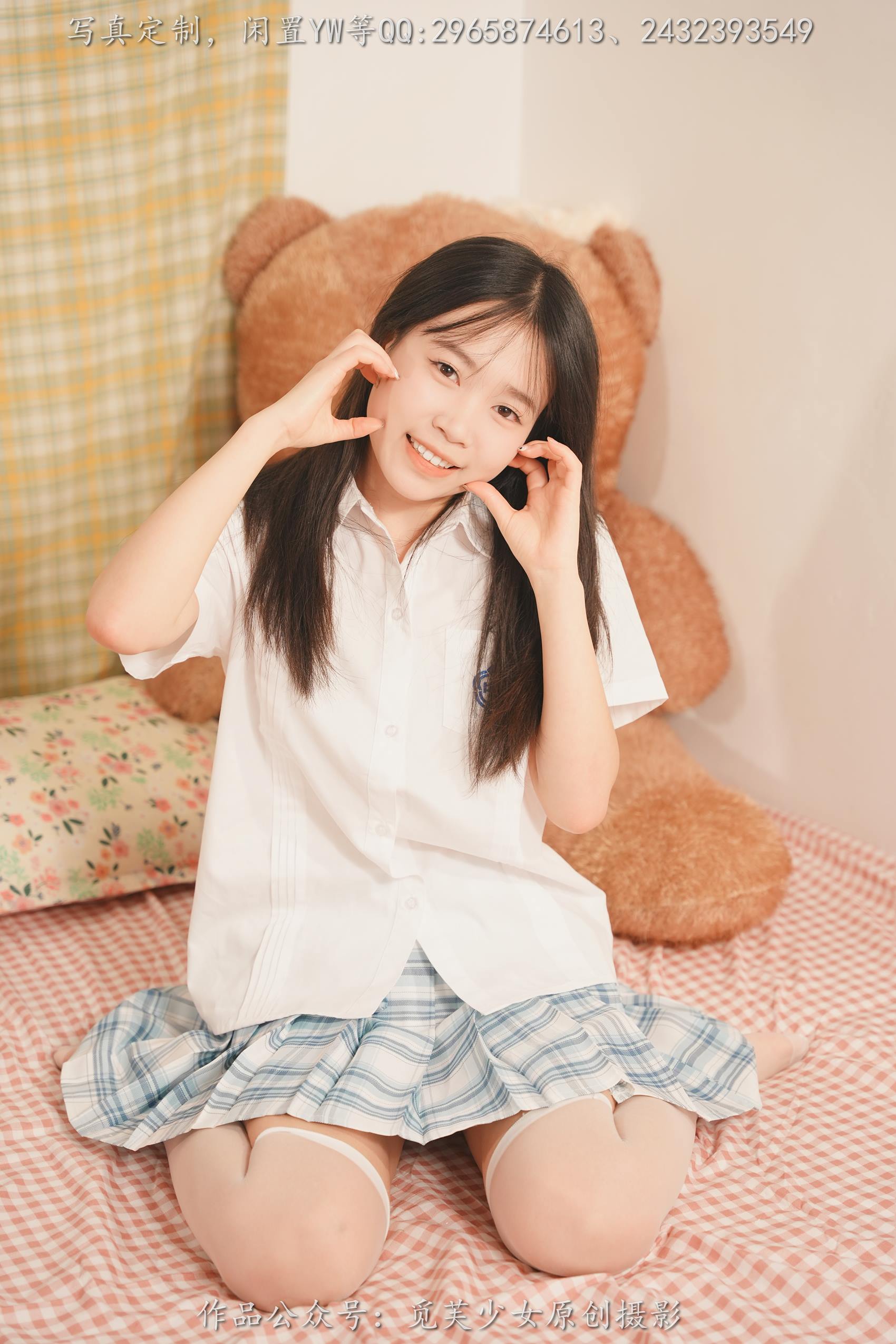 图片[17]-[觅芙少女]NO.114 敏敏-青春就是要拍校服记录啦[124P] – 速更版-美库